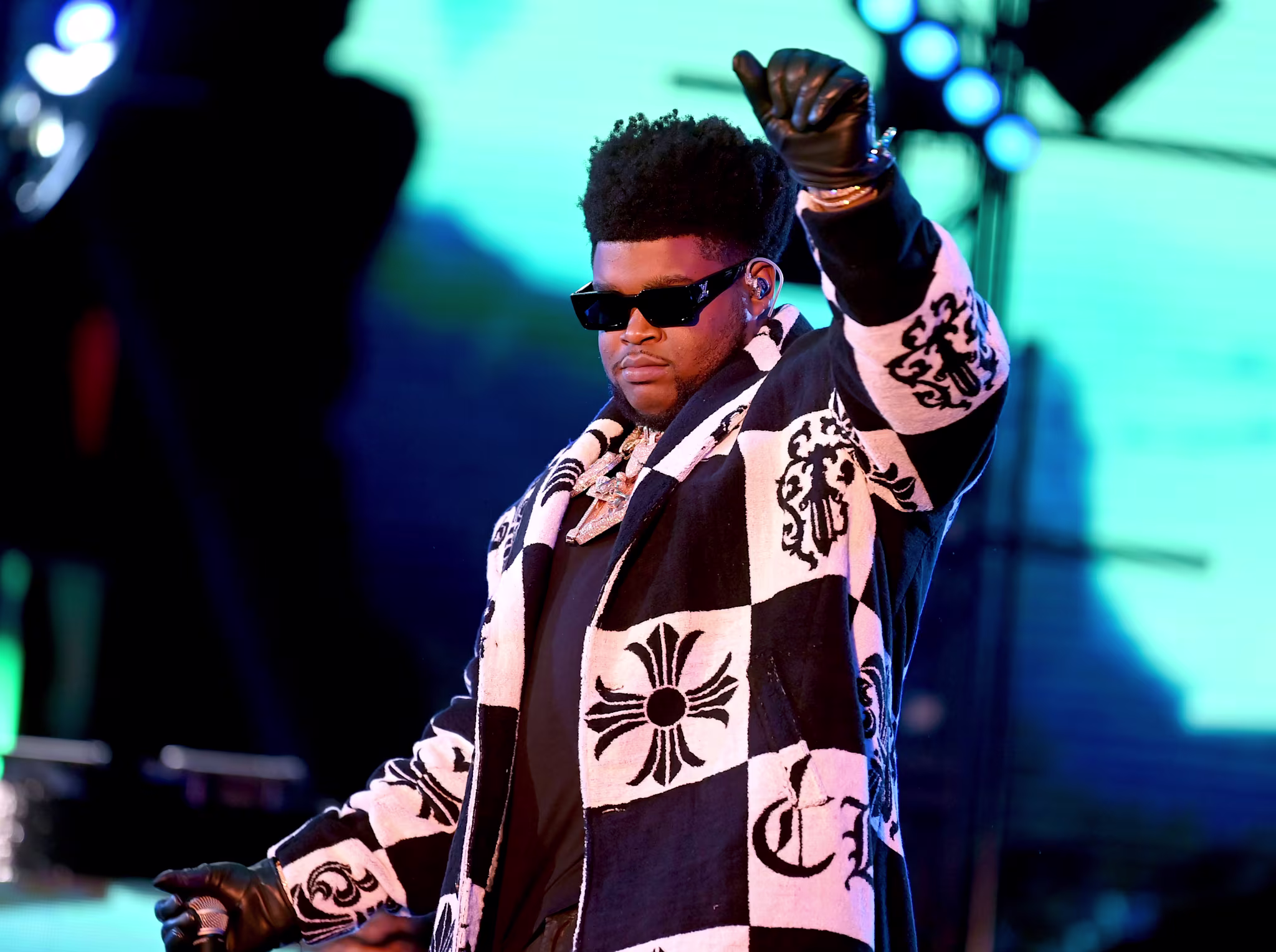 BossMan Dlow performs onstage during the BET Hip Hop Awards 2024 at Drai's Beachclub & Nightclub on October 08, 2024 in Las Vegas, Nevada.
