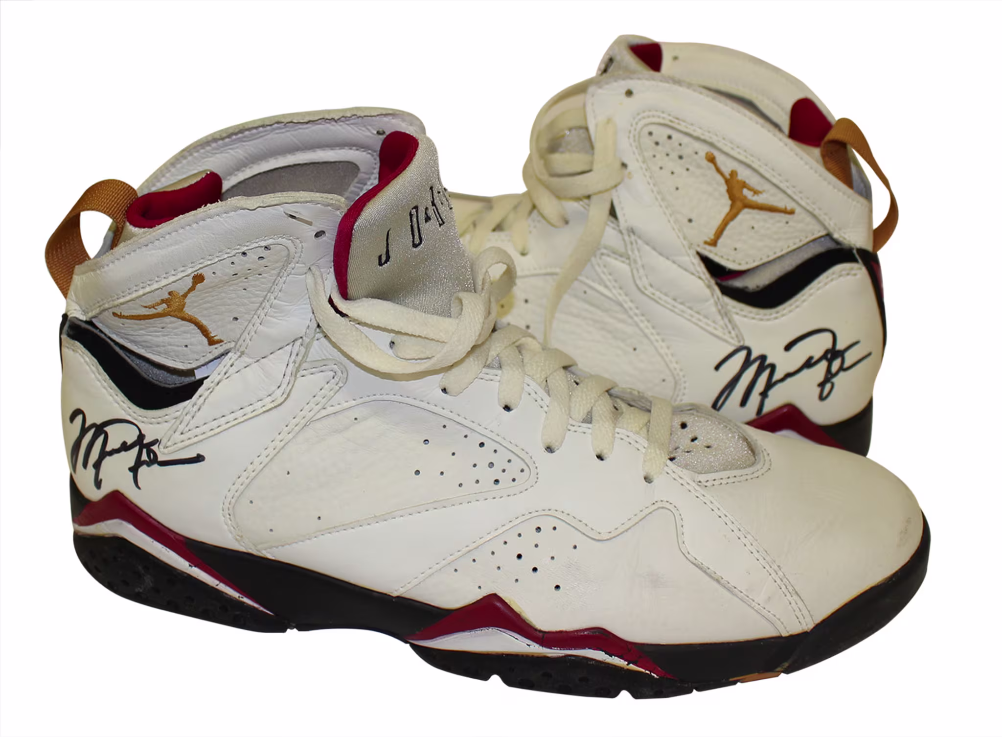 Michael Jordan Game Worn Air Jordan 7 Cardinal Auction (1)
