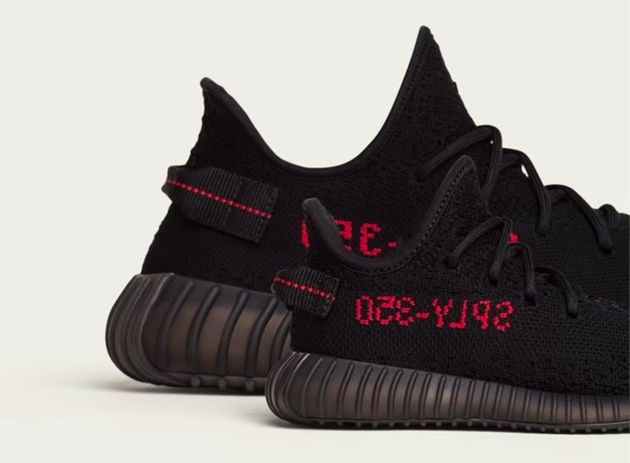 Yeezy 350 Boost V2 Black Red CP9652