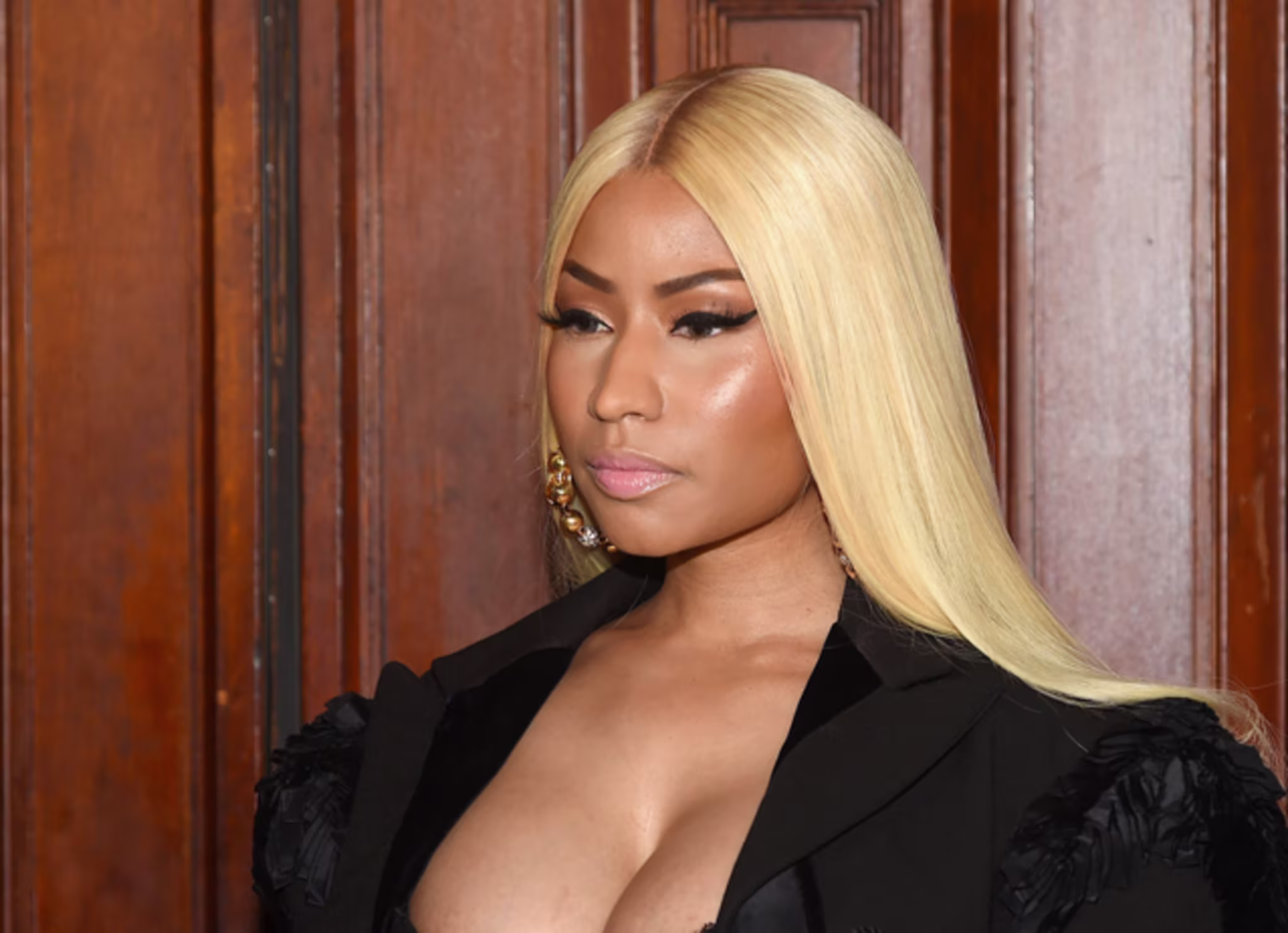 Nicki Minaj attends the Marc Jacobs Fashion Show during New York Fashion Week