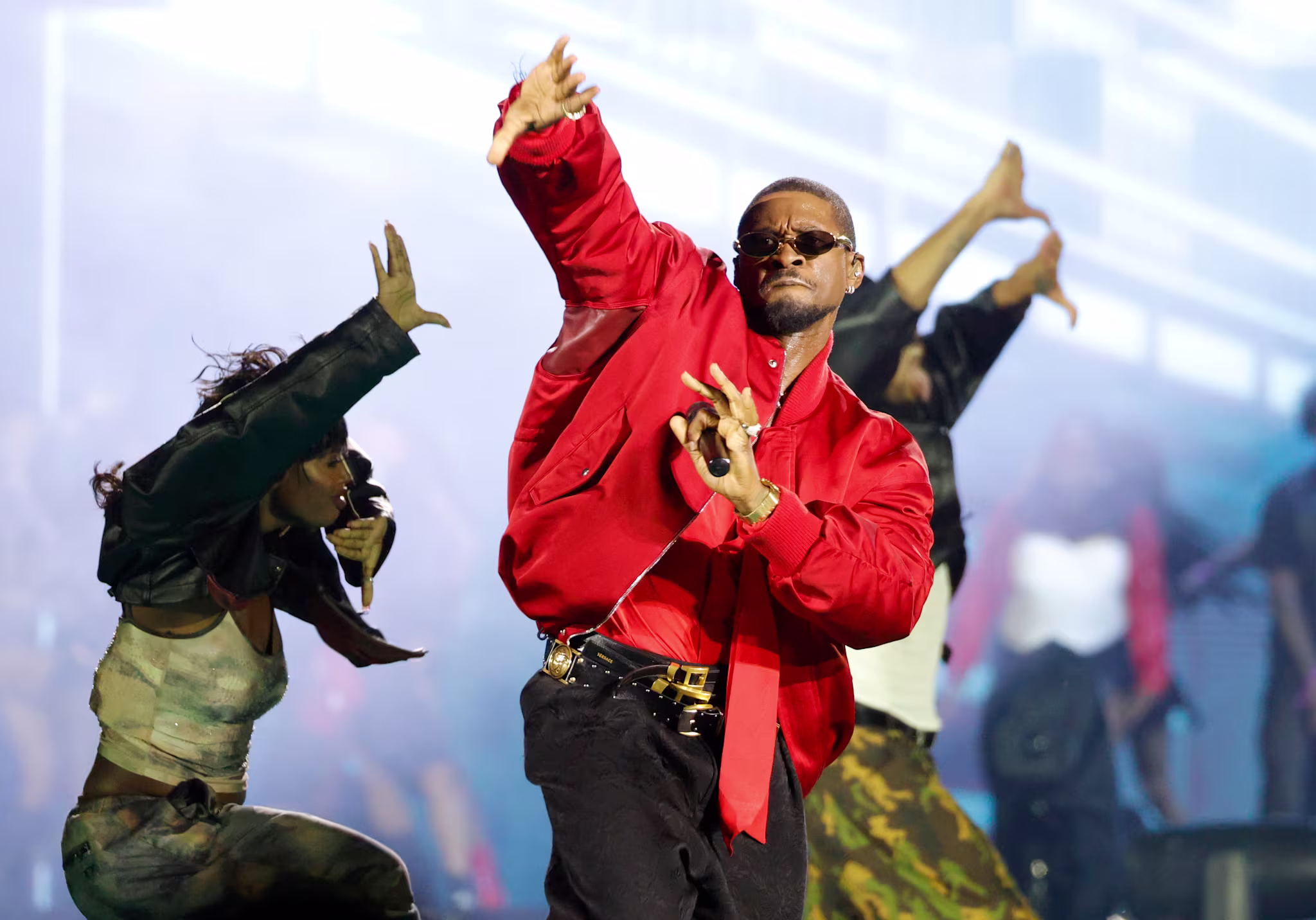Usher performs at Nissan Stadium on July 25, 2026 in Nashville, Tennessee.