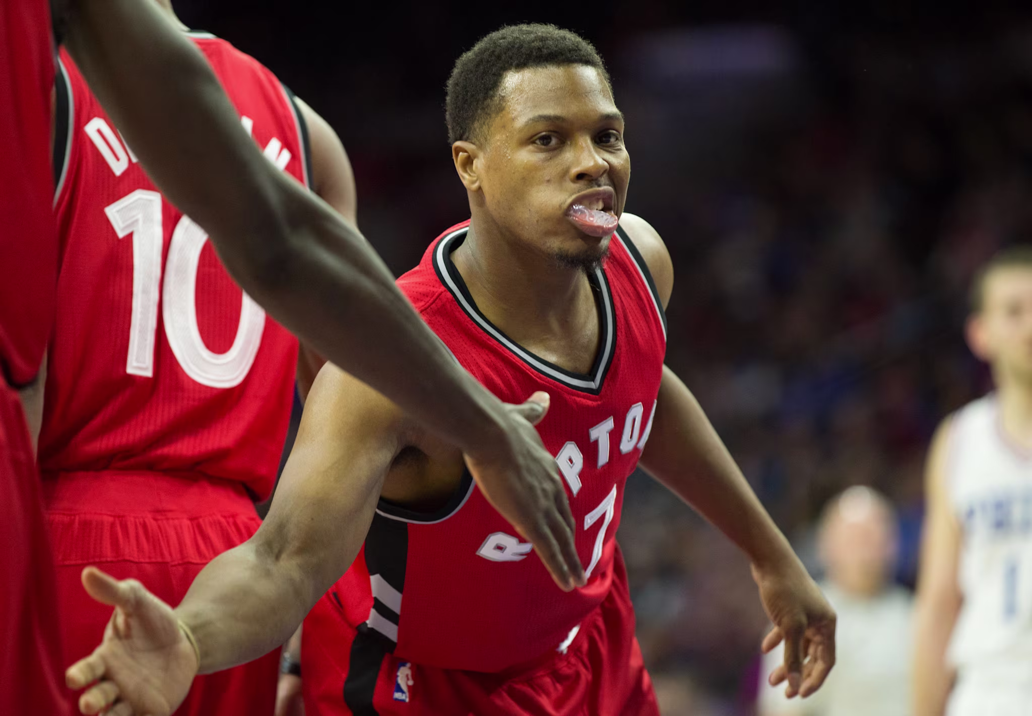 Kyle Lowry Toronto Rapters 76ers 2017