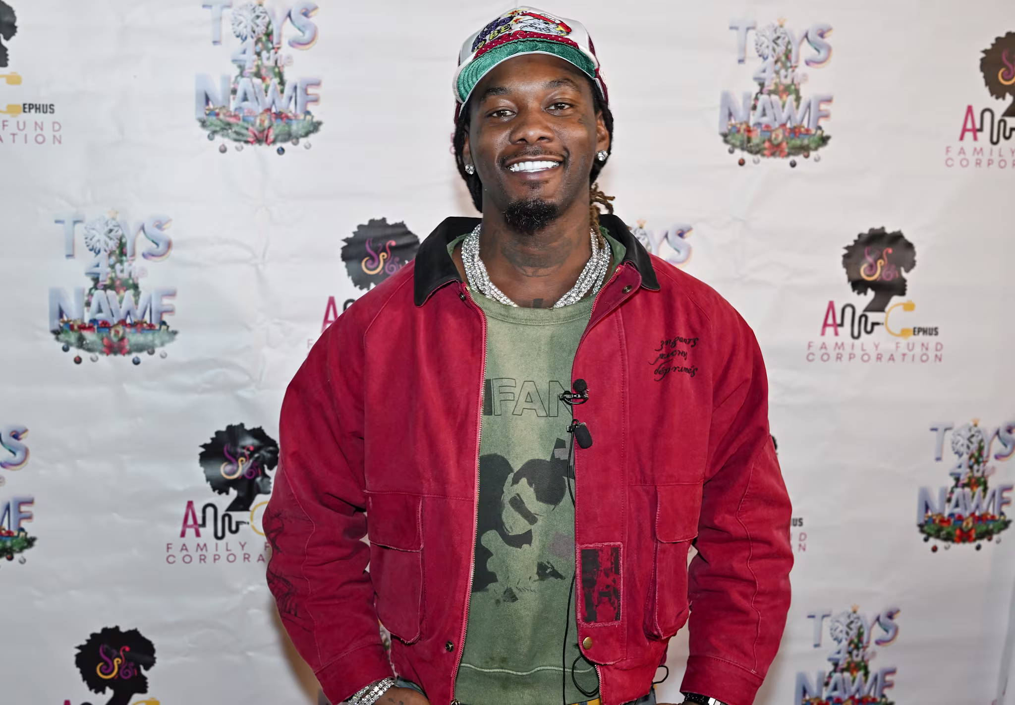 Offset attends the 4th Annual Toys 4 The Nawf Christmas Charity event.