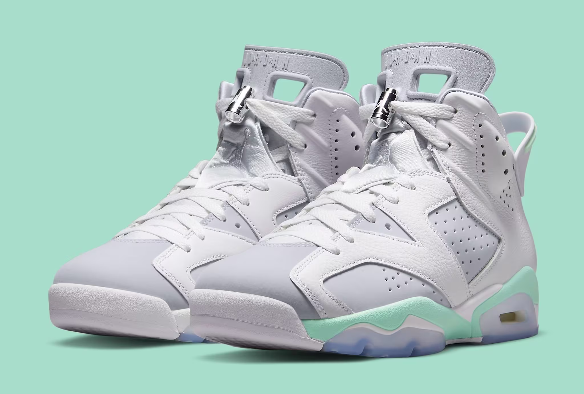 Air Jordan 6 Women's 'Mint Foam' DQ4914 103 Pair