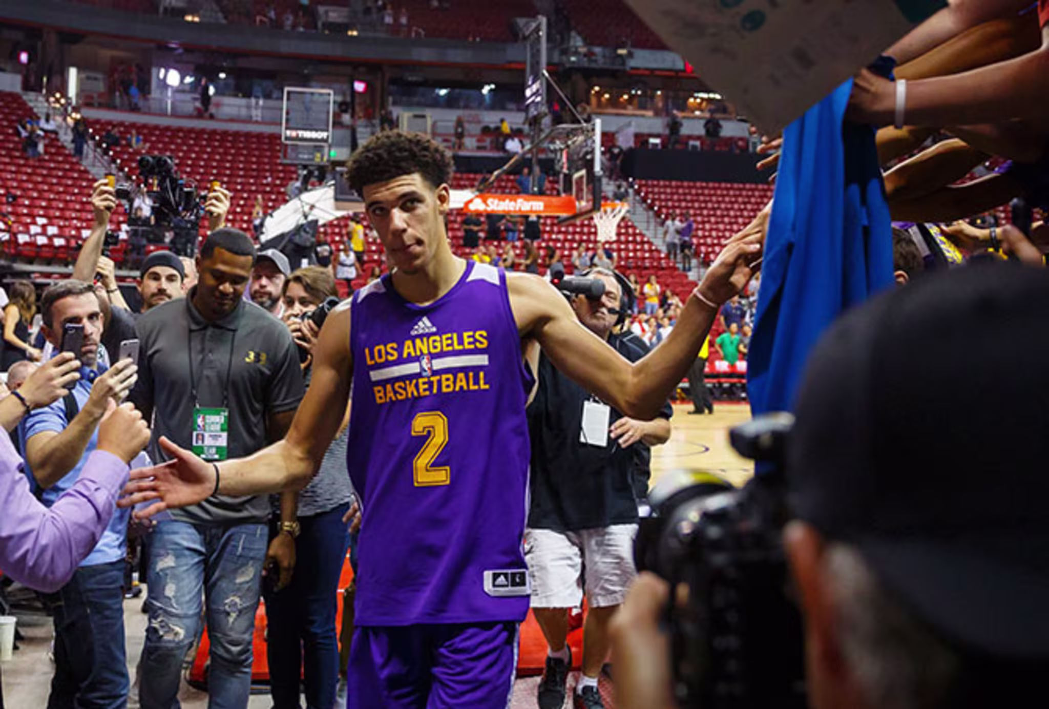 lonzo ball at summer league