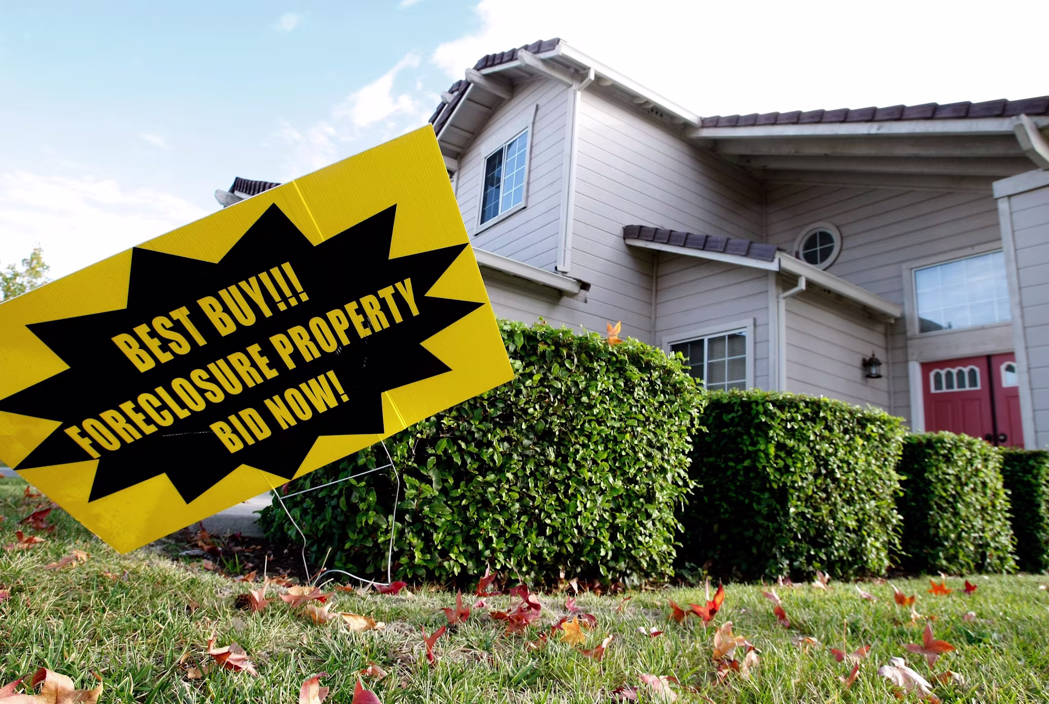 House in foreclosure in California
