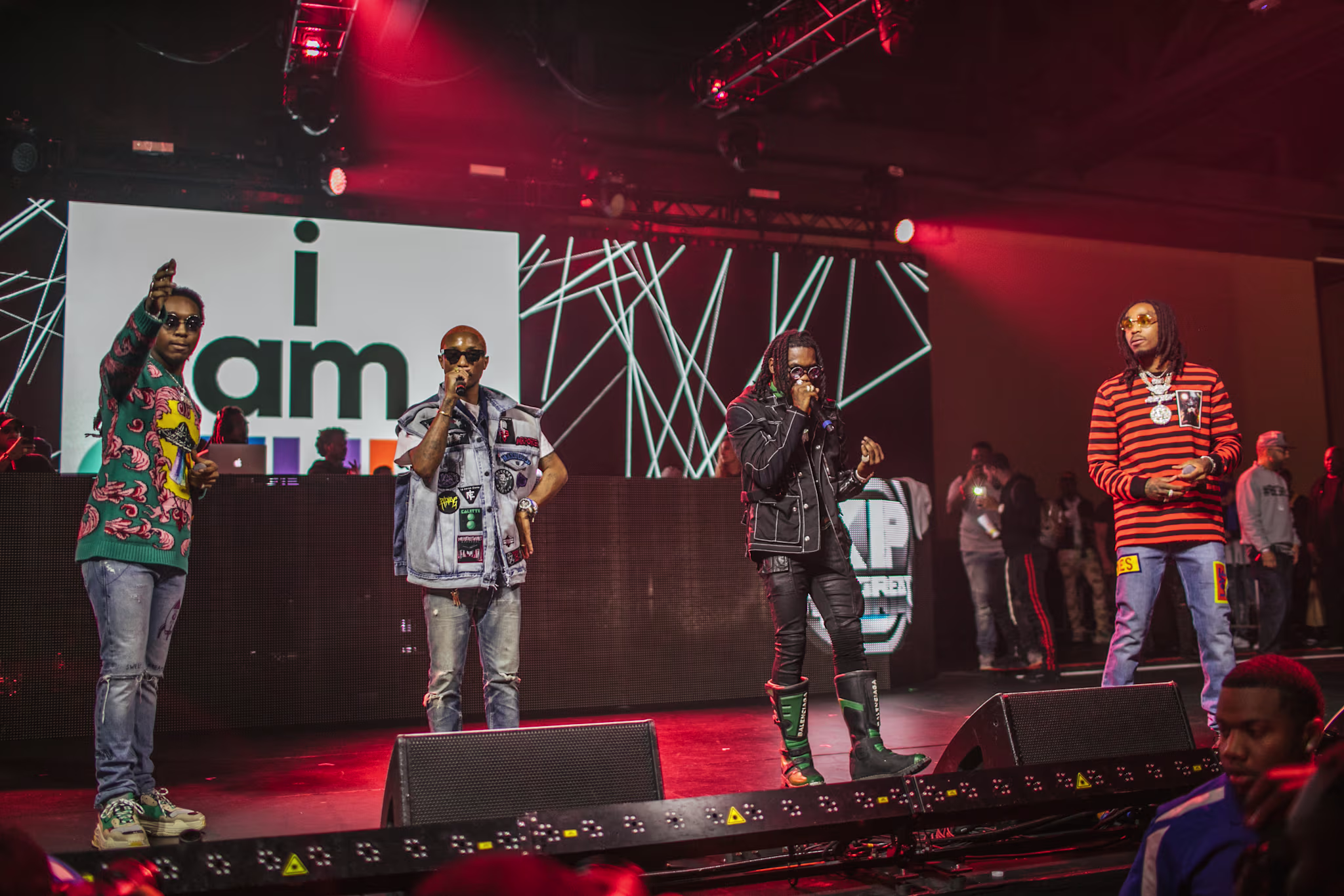Migos and Pharrell at ComplexCon