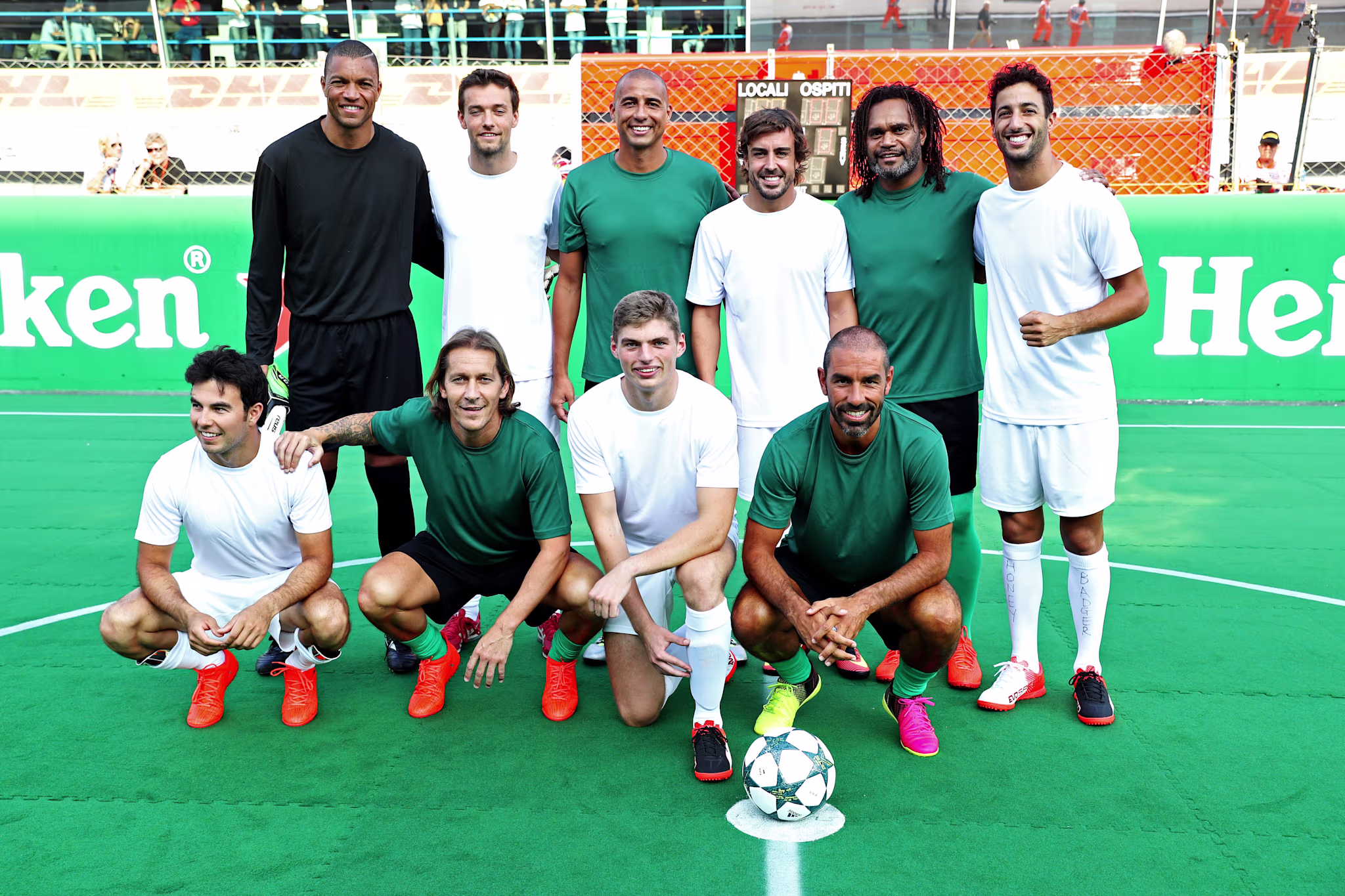 Champions League Legends vs F1 All Stars