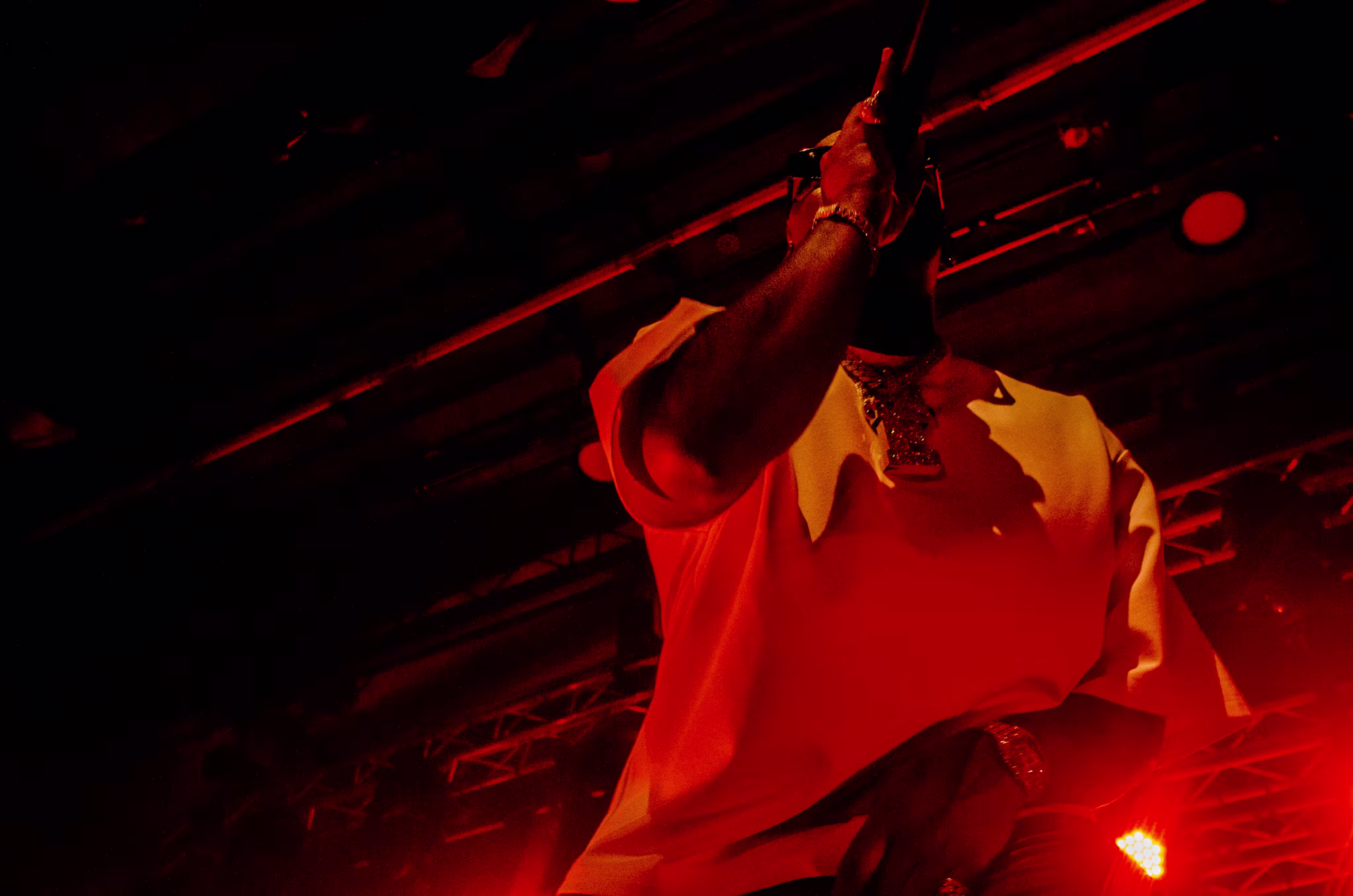 Blxst performing in Melbourne