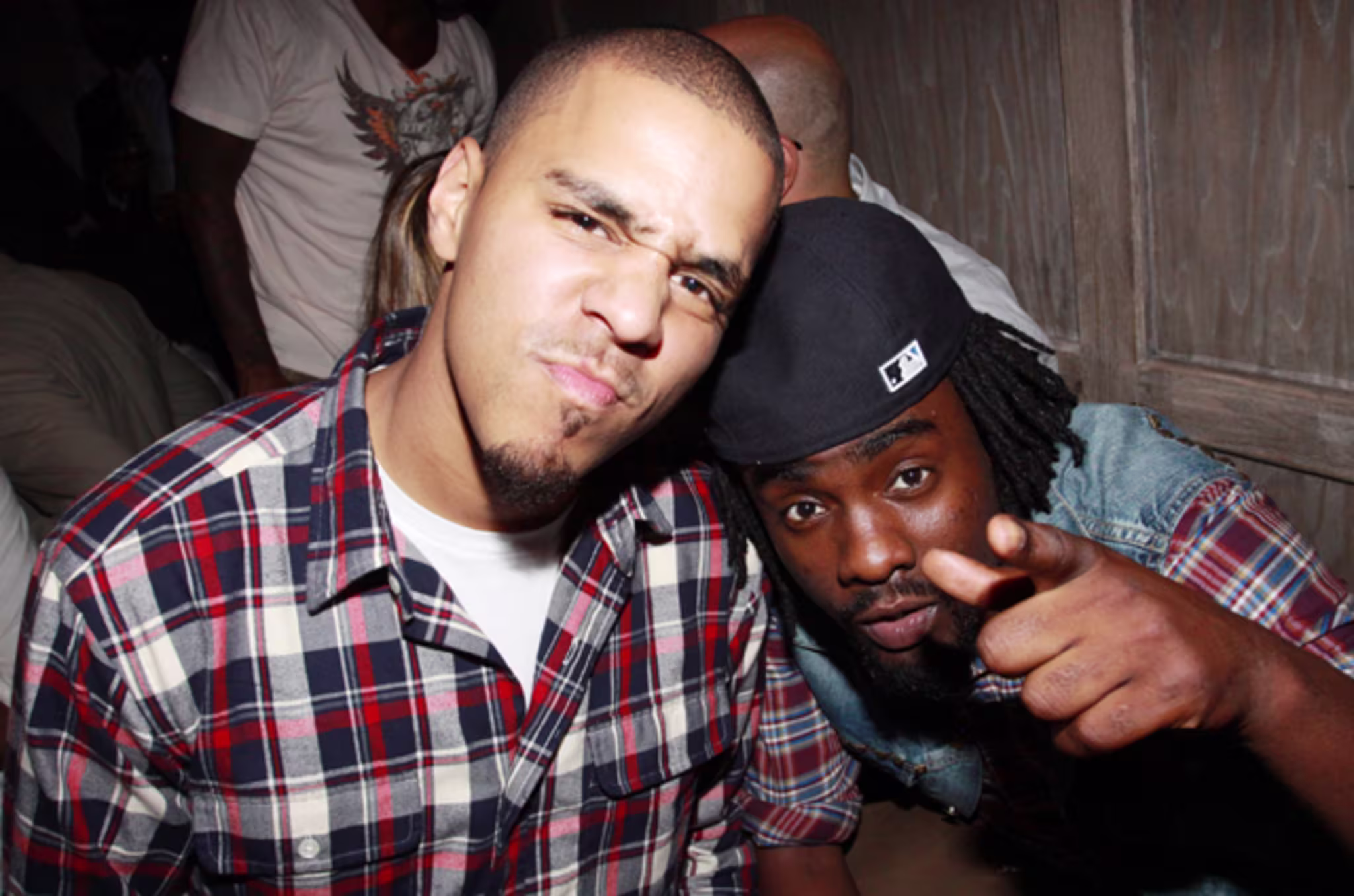 J. Cole and Wale at 2010 Grey Goose Entertainment & BET's 'Rising Icons' Series