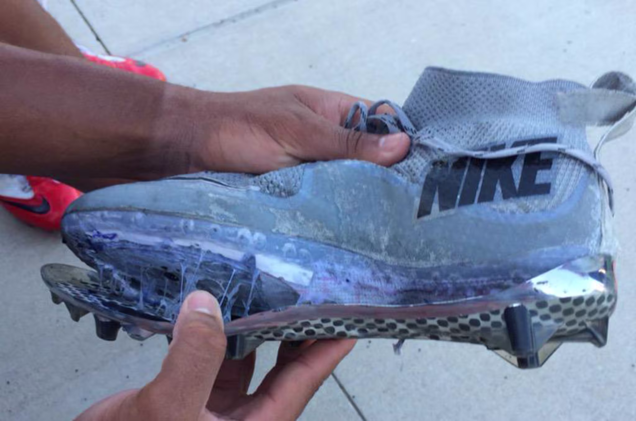 Nike Football Cleats Melted