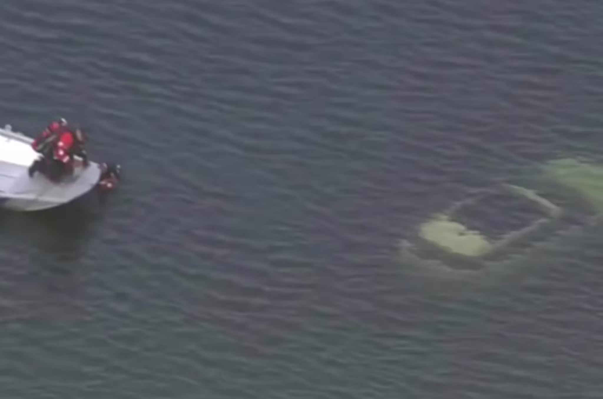 Car in Philadelphia River