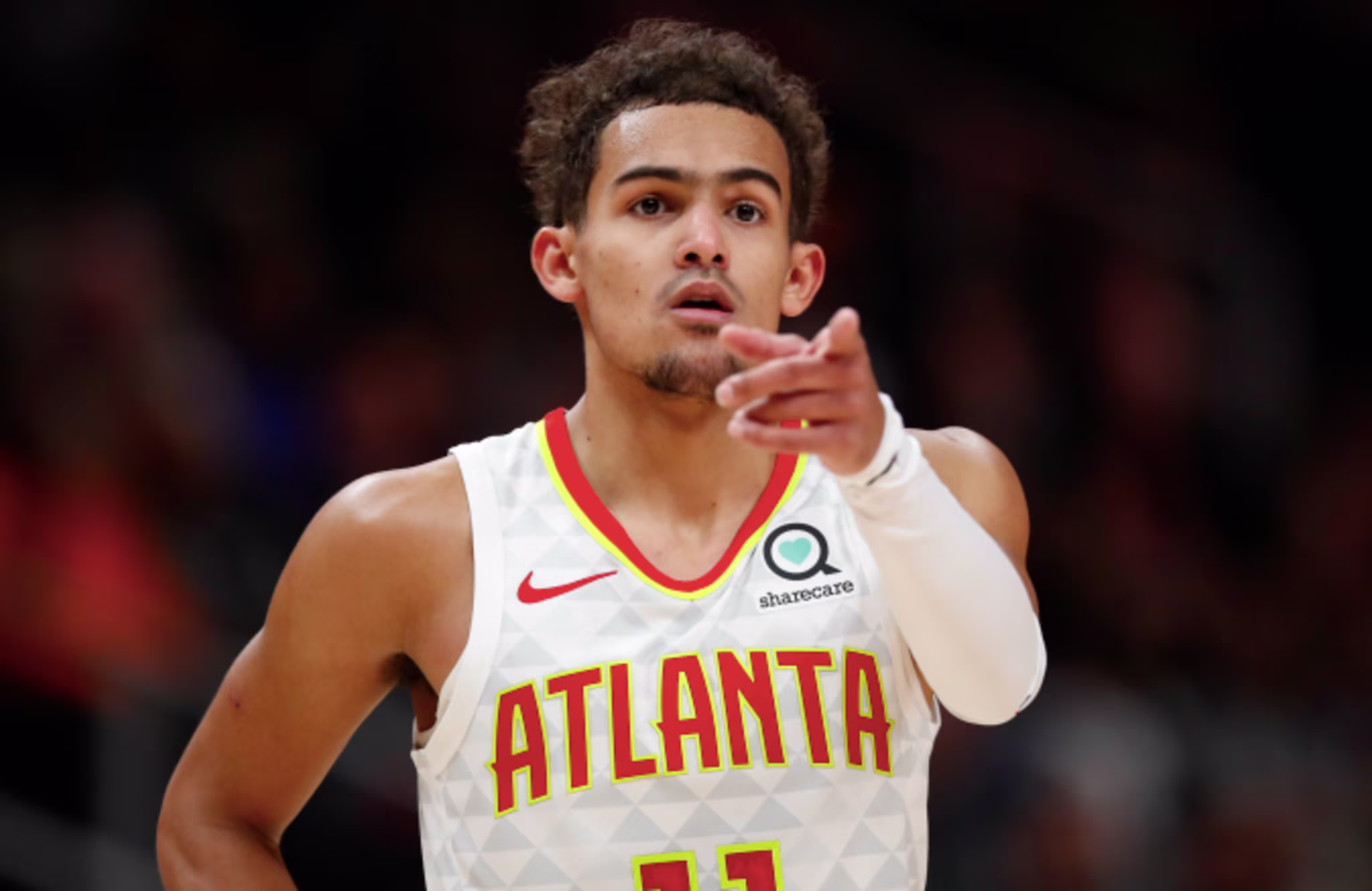 Trae Young #11 of the Atlanta Hawks