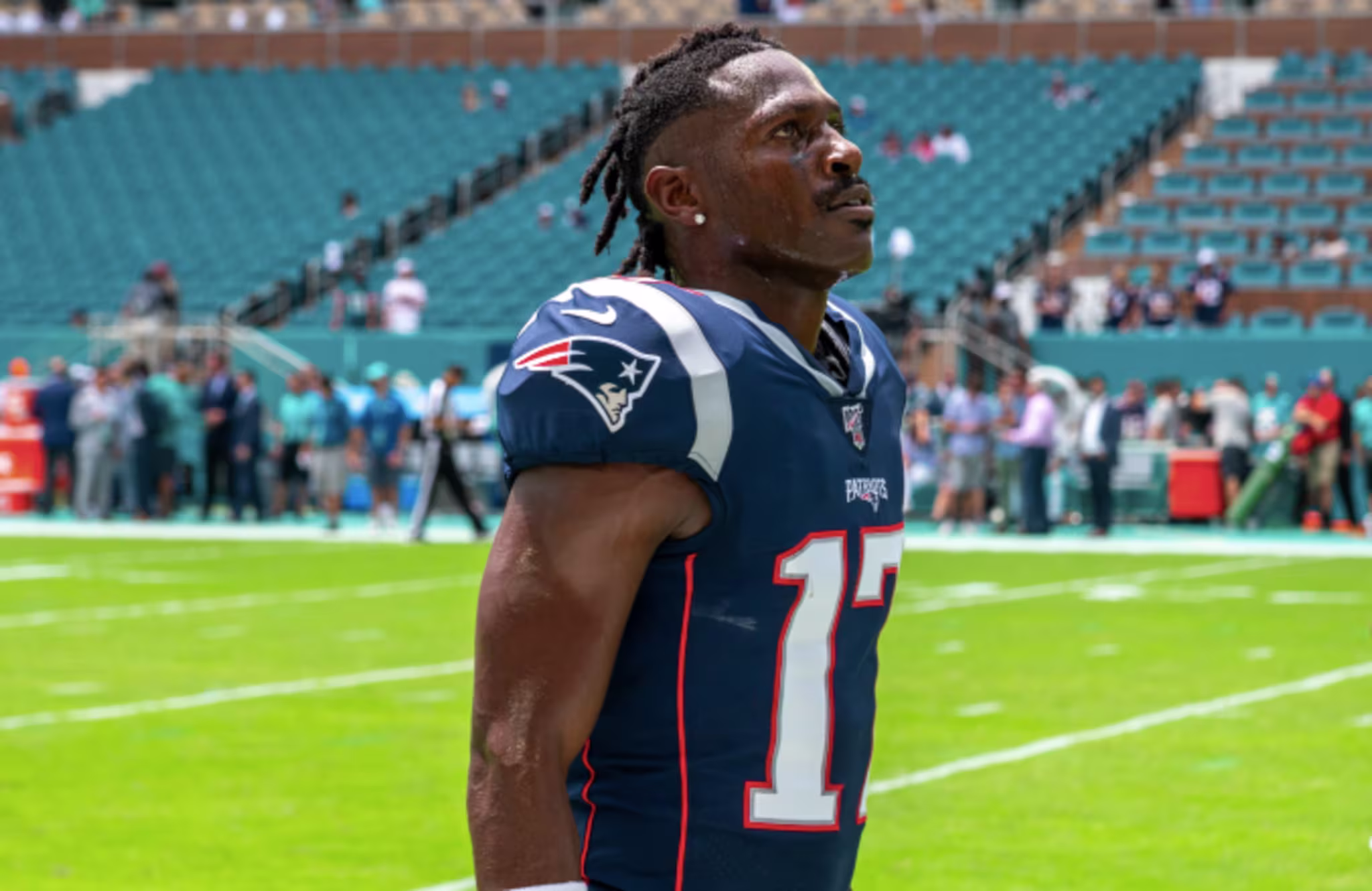 New England Patriots Wide Receiver Antonio Brown