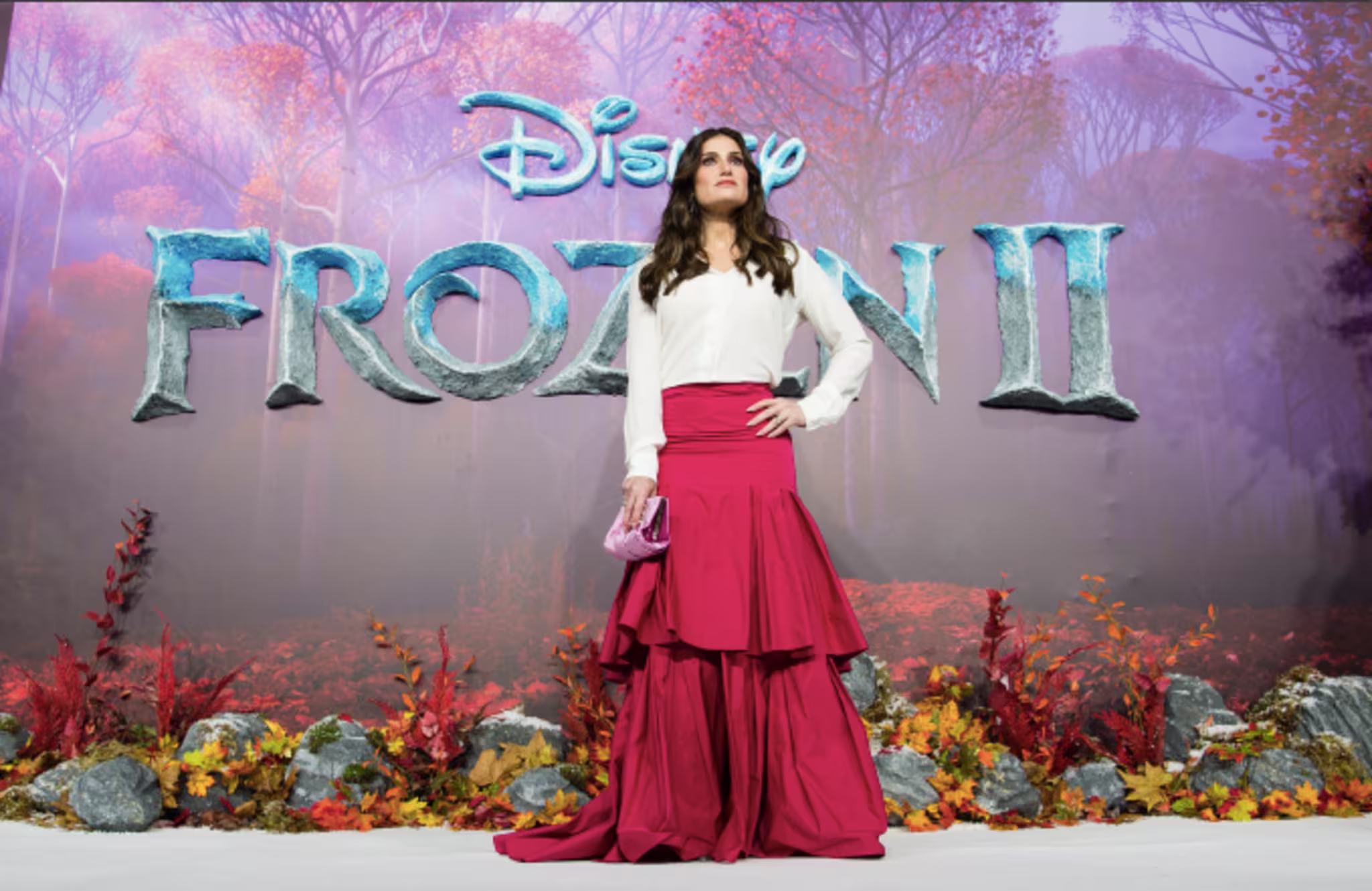 Idina Menzel attends the "Frozen 2" European premiere