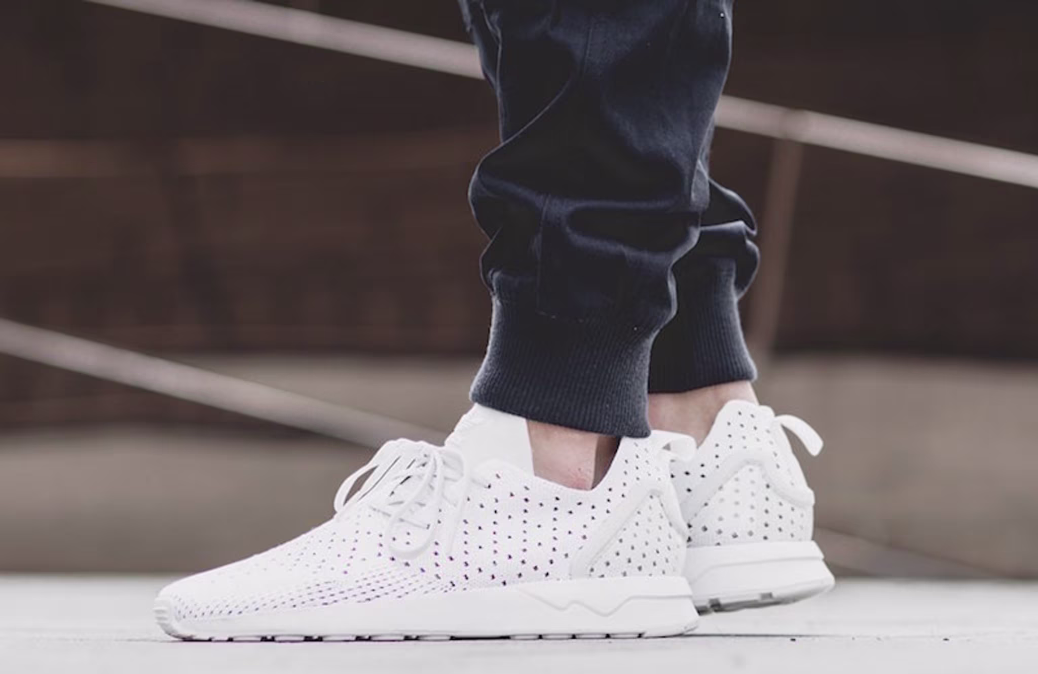 adidas ZX Flux ADV ASYM Primeknit Crystal White (1)