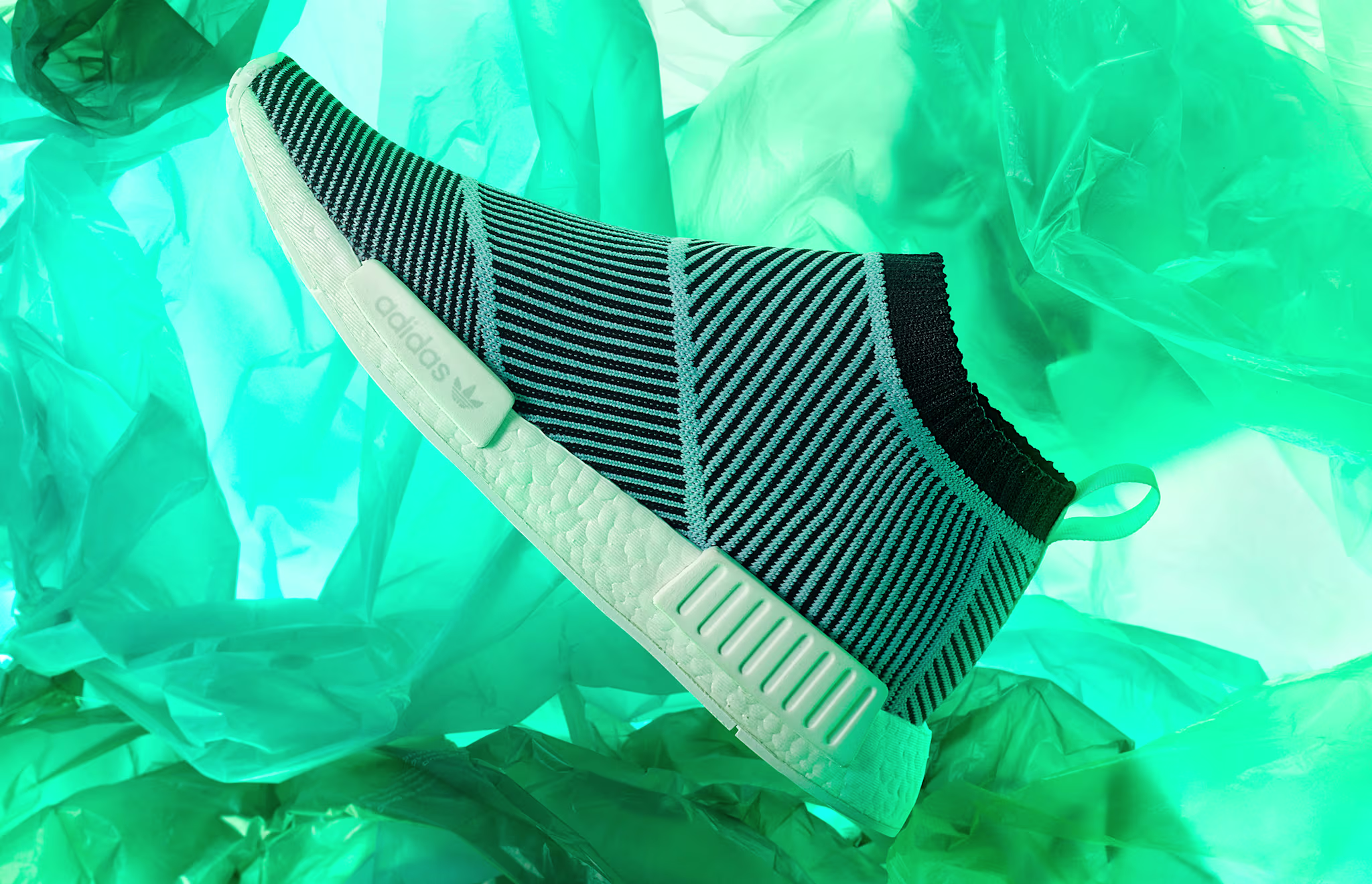 Parley x Adidas NMD CS1 'Core Black/Blue Spirit' AC8597 (Promo)