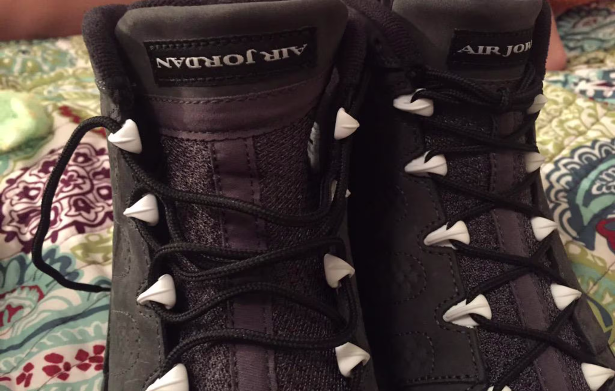 Air Jordan 9 Upside Down Tongue Label
