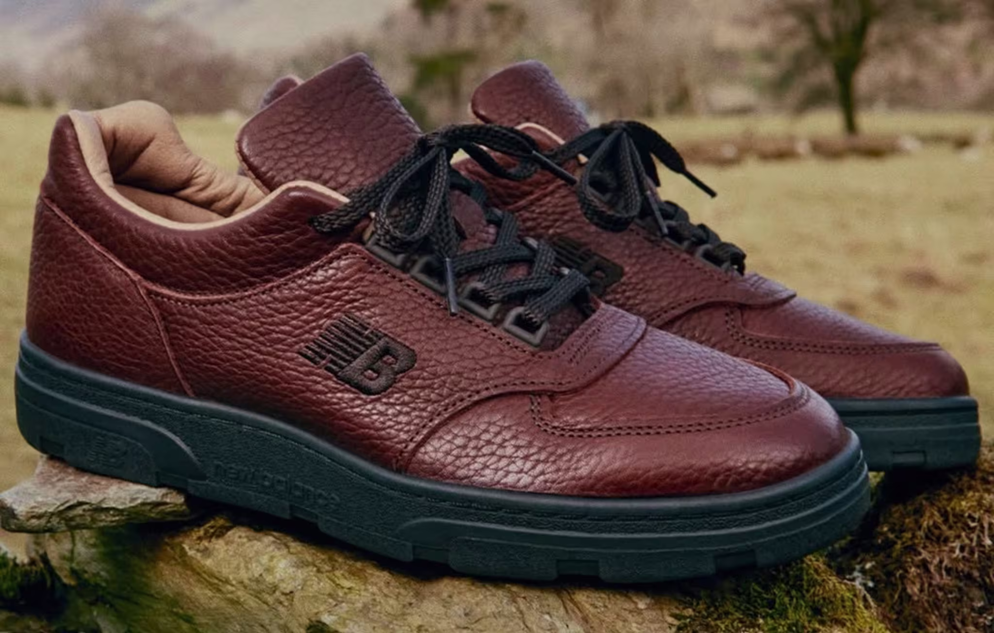 Brown Leather New Balance Allerdale
