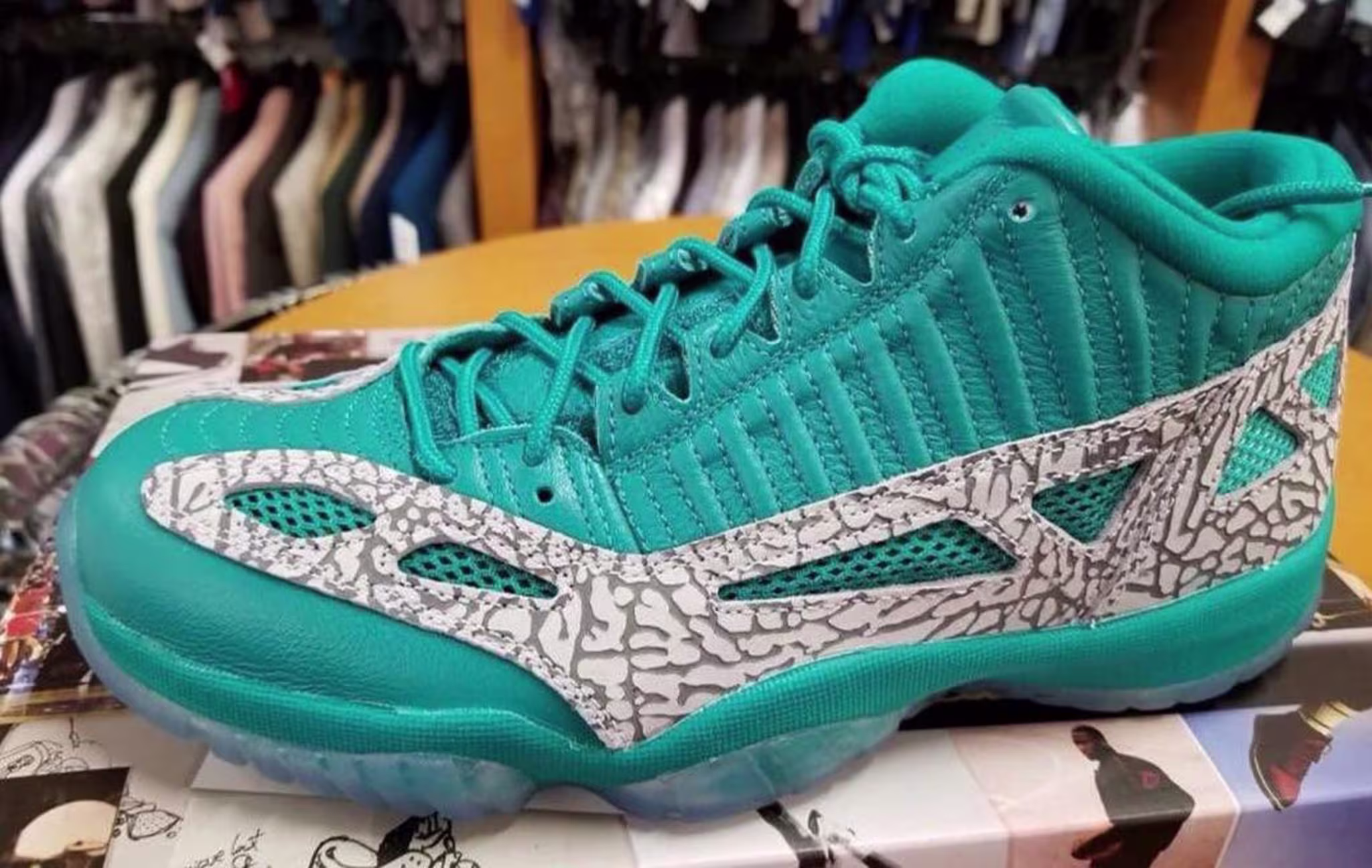 Air Jordan 11 XI Low I.E. Rio Teal Release Date 919712 300