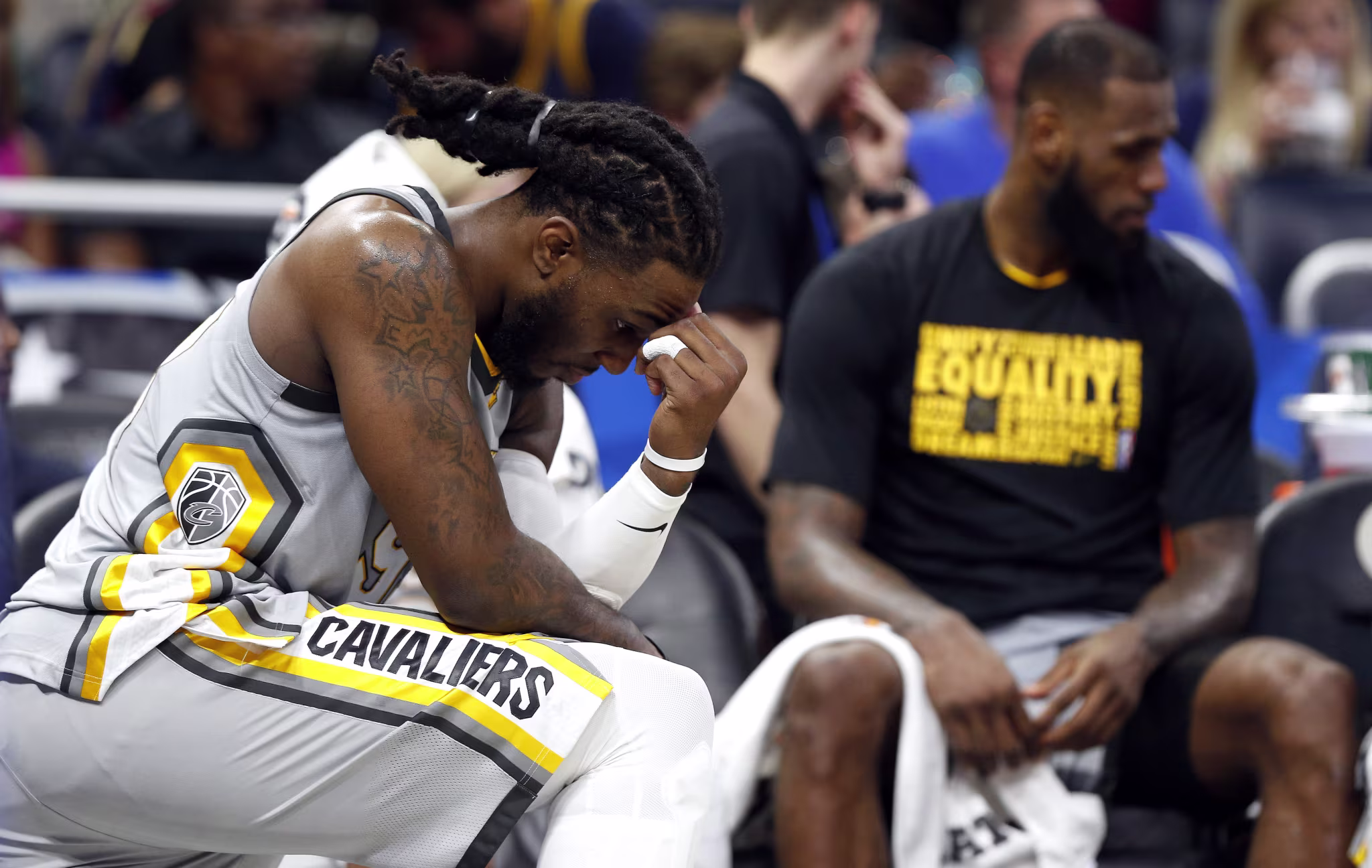 Jae Crowder LeBron James Cavs Magic 2018