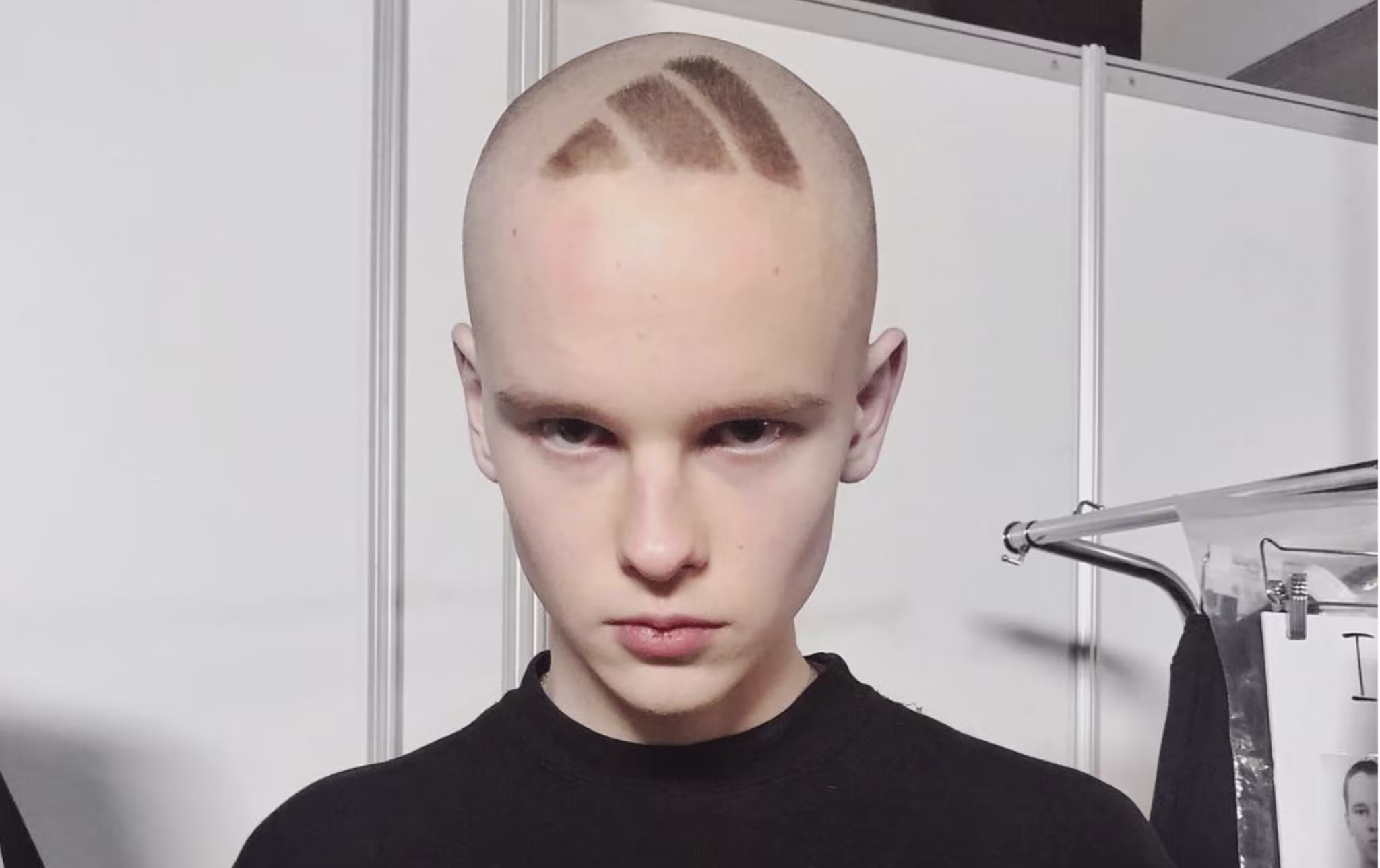 Adidas Logo Shaved Head