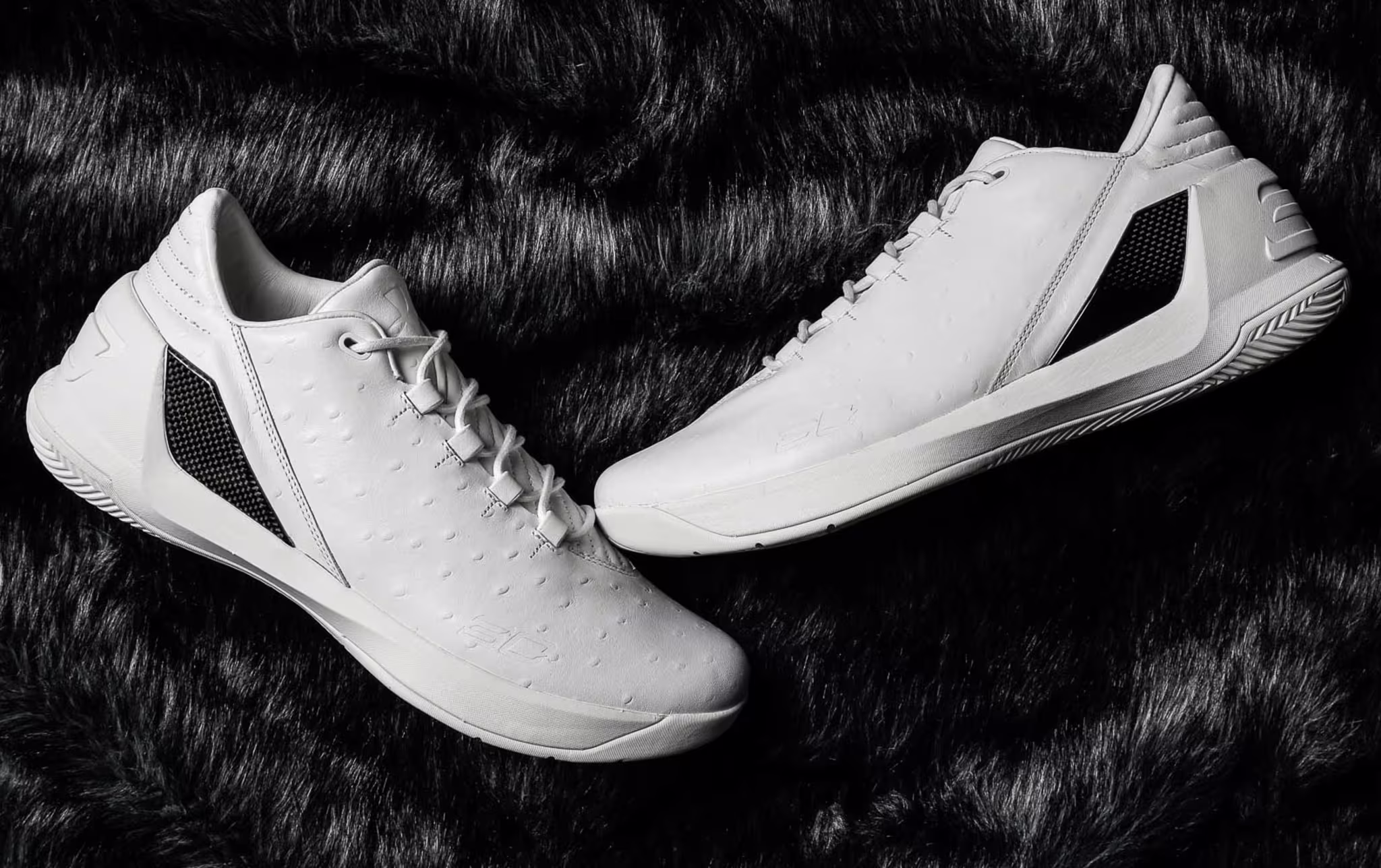 Under Armour Curry 3 Low Lux White Ostrich