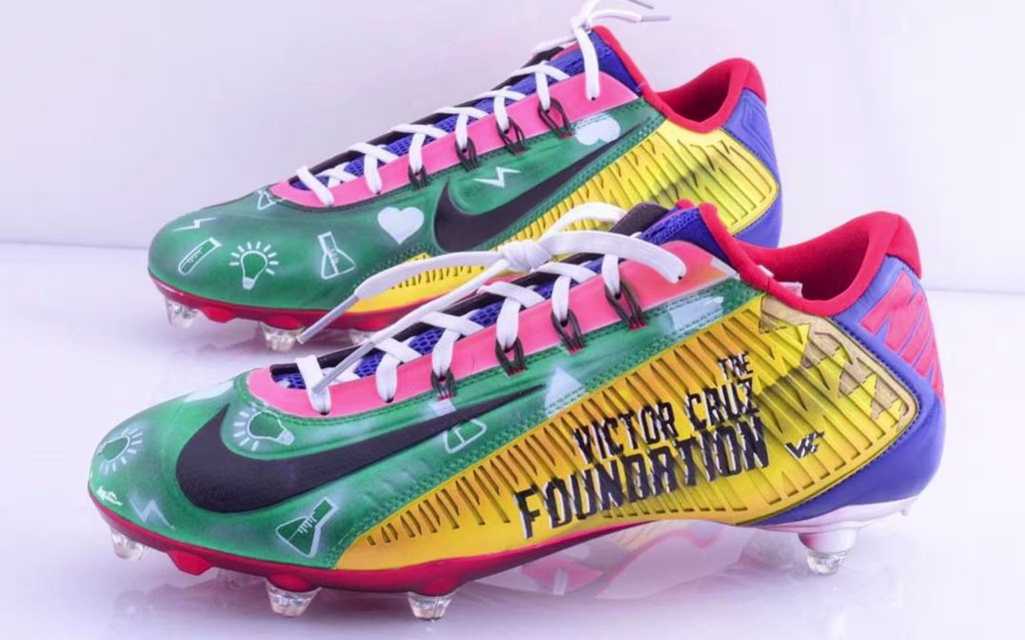 Victor Cruz Nike Vapor Carbon 2014 Elite Victor Cruz Foundation Cleats