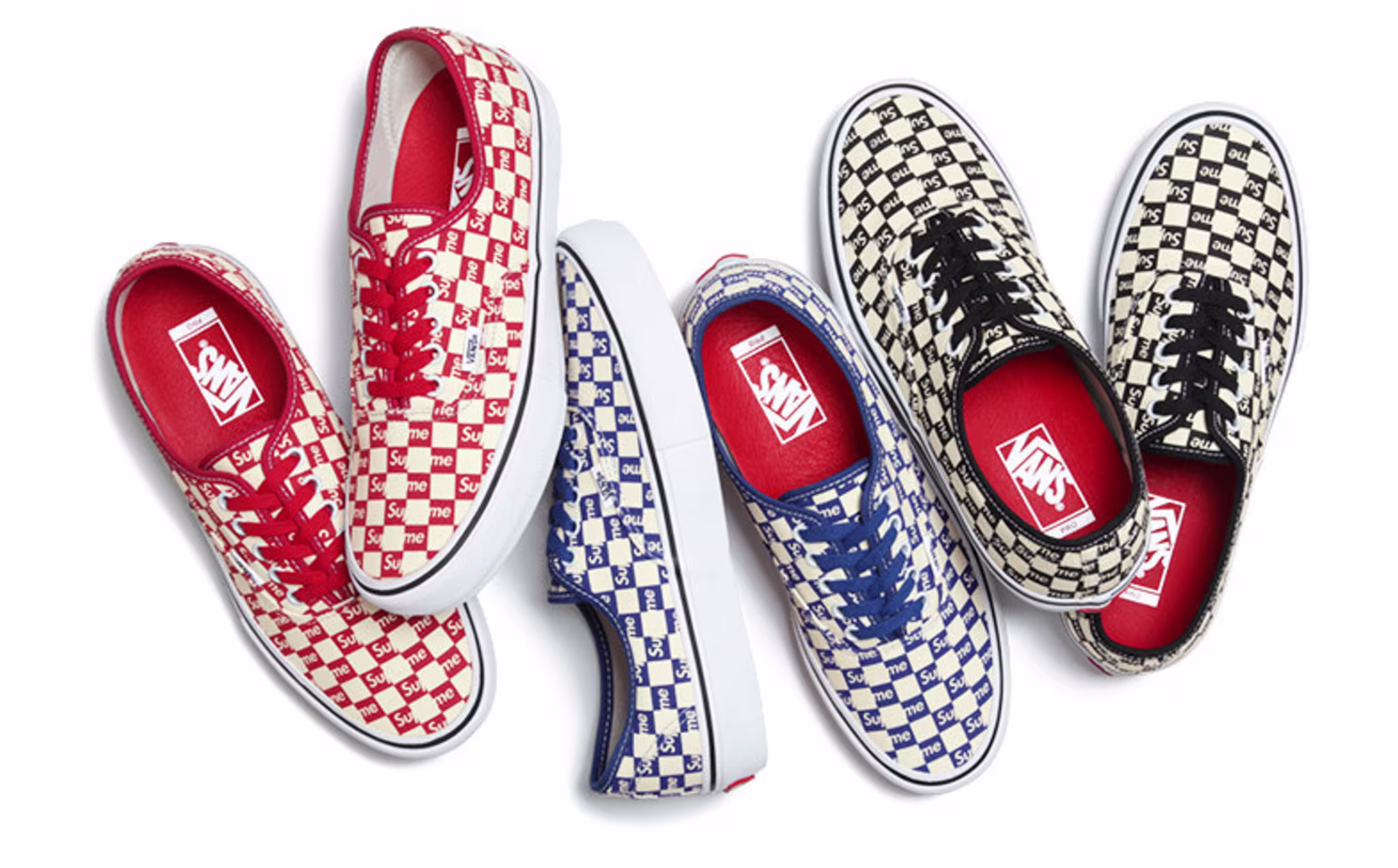 Supreme Vans Authentic Checker