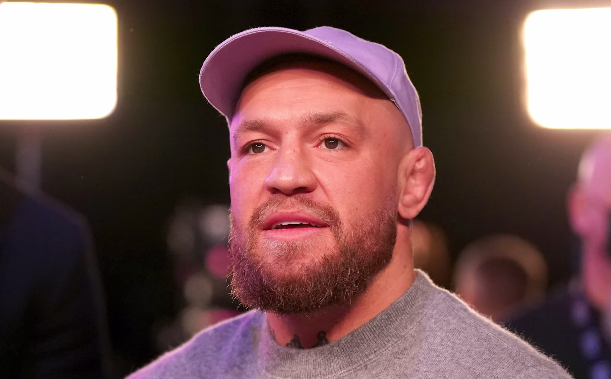 Conor McGregor ringside at 3Arena in Dublin