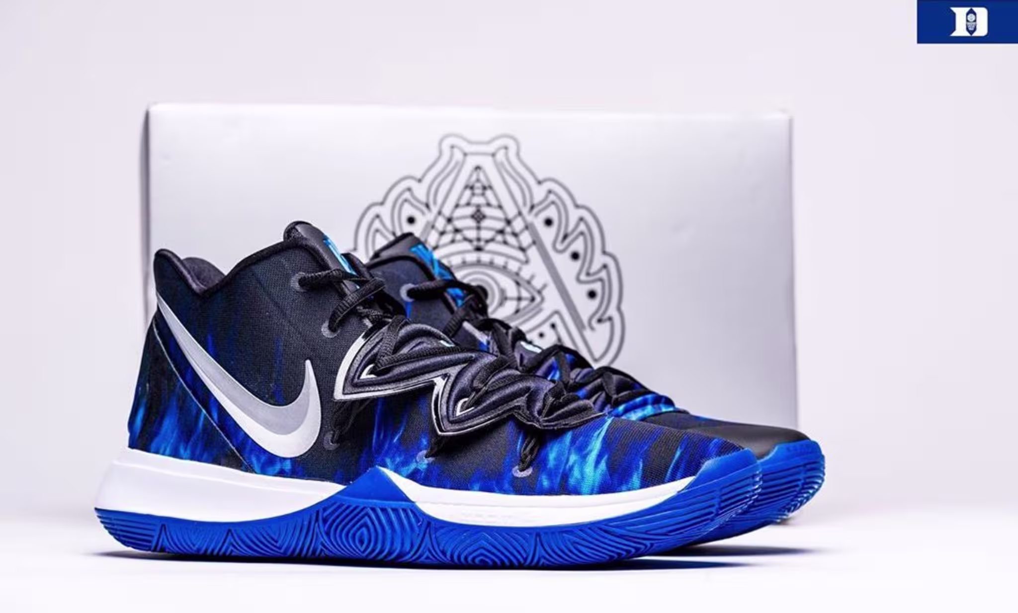 Nike Kyrie 5 'Duke' Flame PE (Pair)