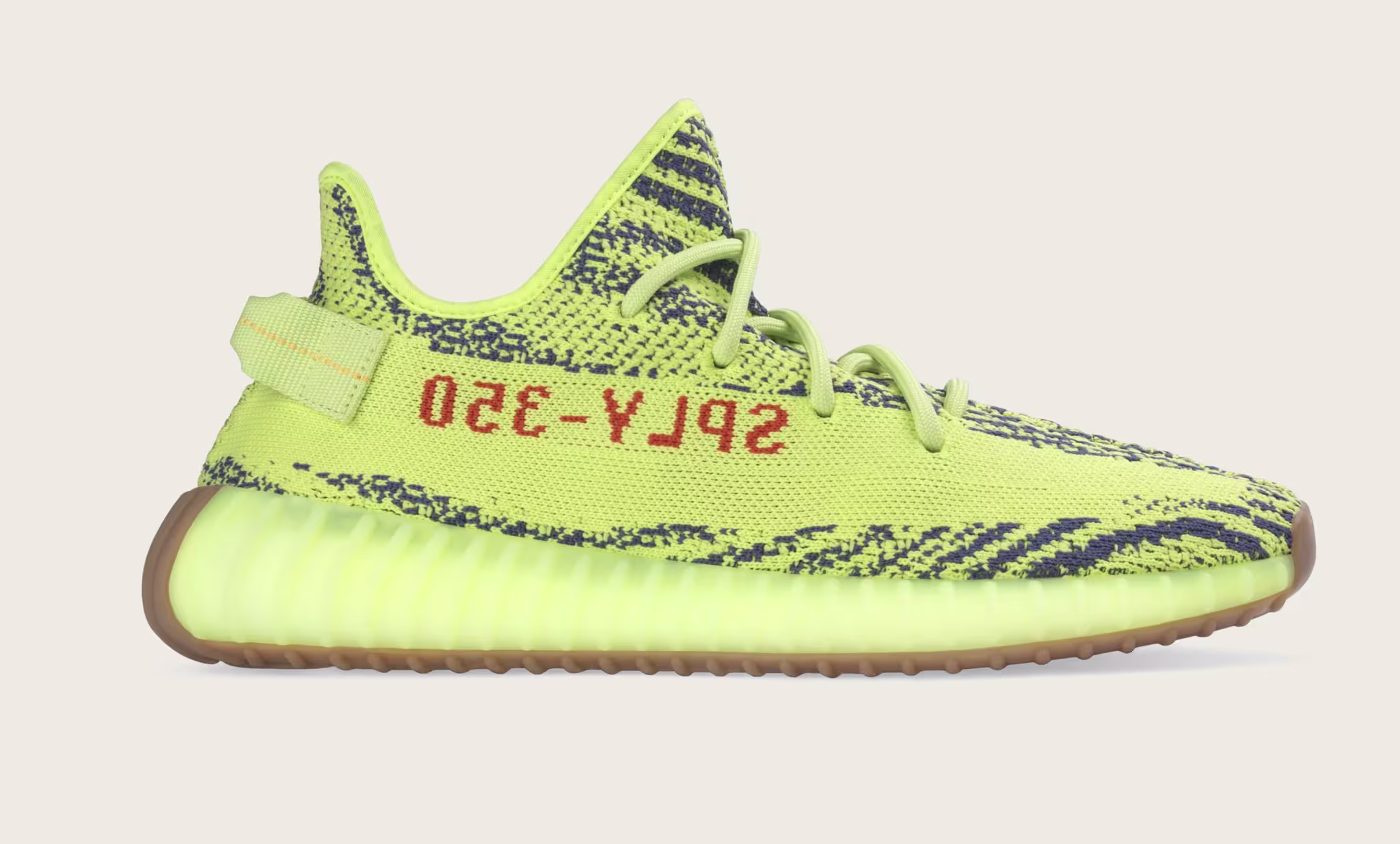 Adidas Yeezy Boost 350 V2 'Semi Frozen Yellow' B37572 (Lateral)