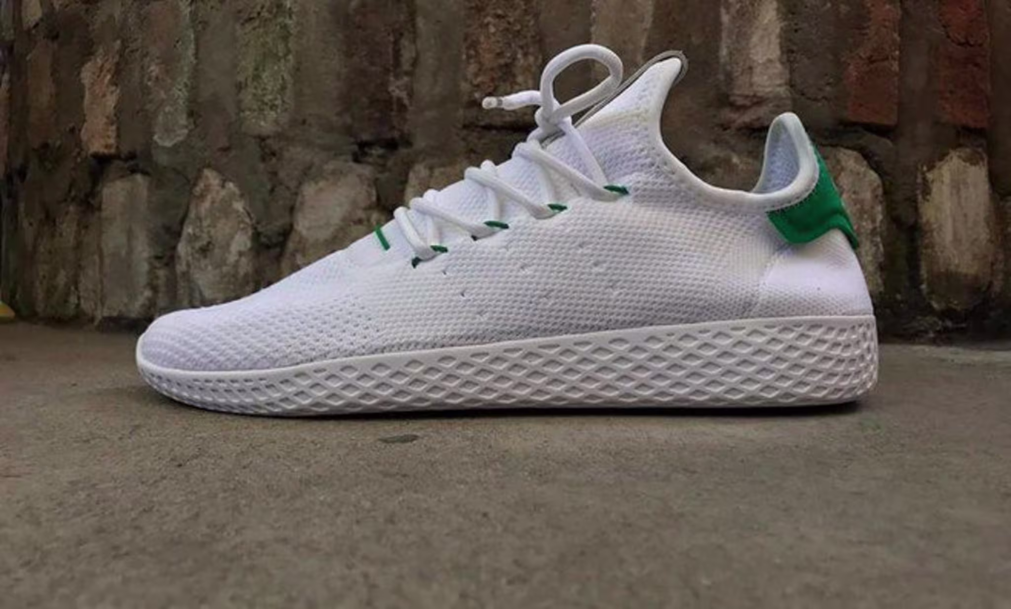 Pharrell Adidas Stan Smith Hu White Green Release Date Profile
