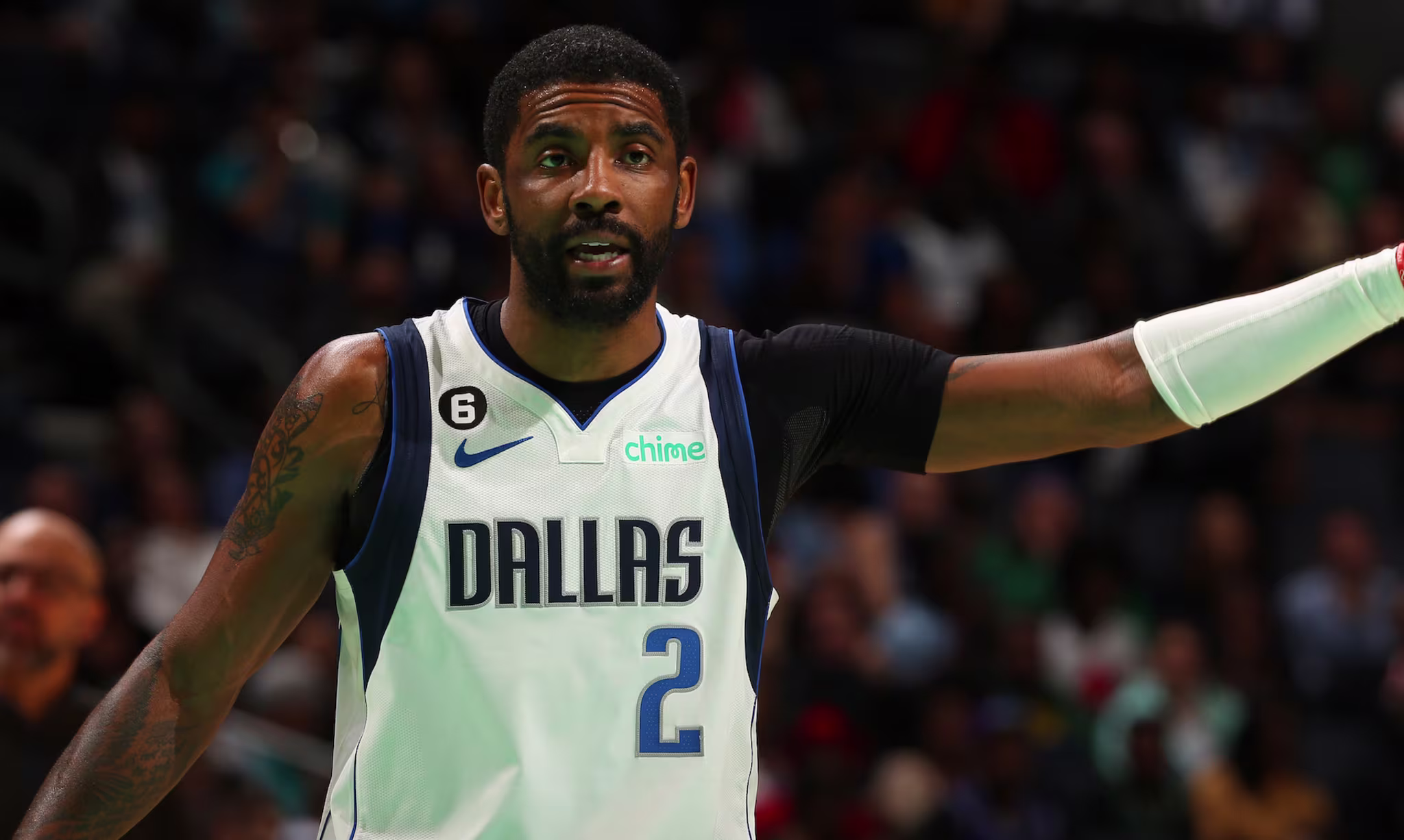 Dallas Mavericks point guard Kyrie Irving