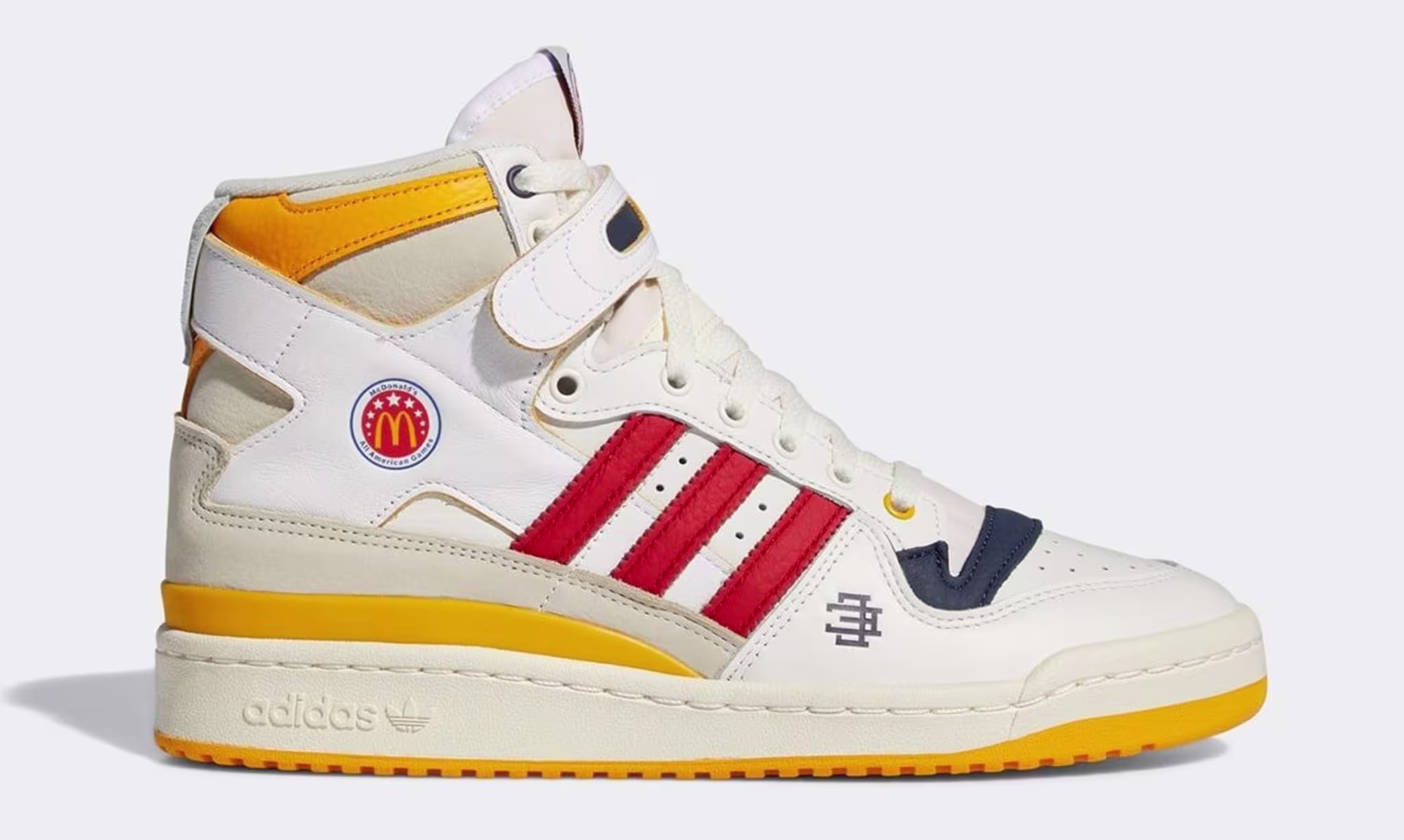 Eric Emanuel x Adidas Forum Hi 'McDonald's All American' H02575 Lateral