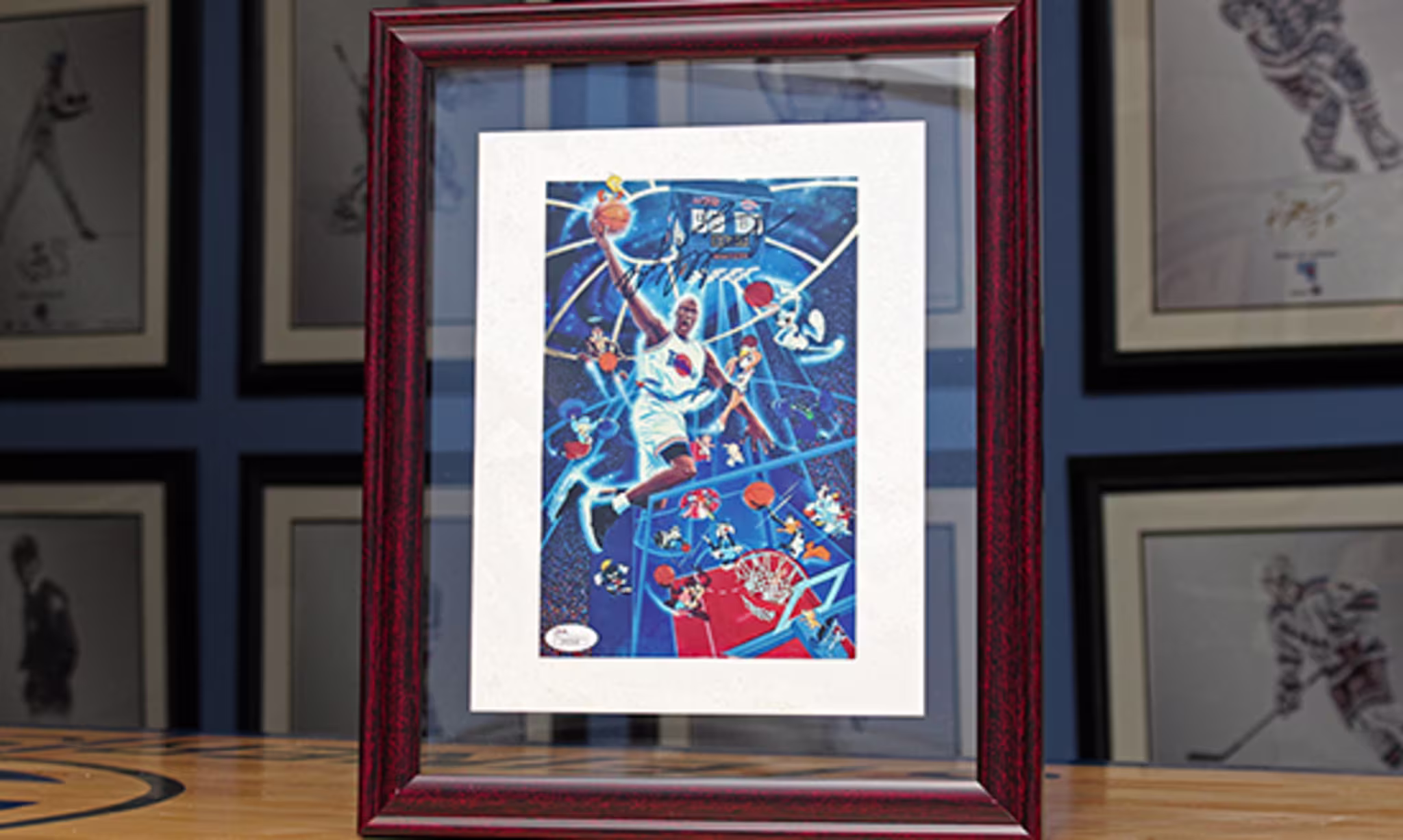 Michael Jordan Space Jam Autograph