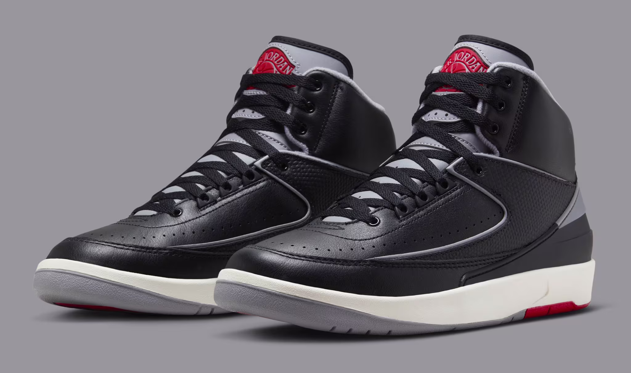 Air Jordan 2 II Black Cement Release Date DR8884-001 Pair