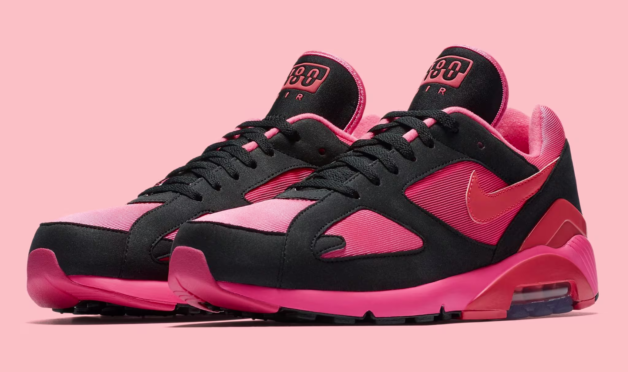 Comme des Garçons x Nike Air Max 180 'Black' AO4641 601 (Pair)