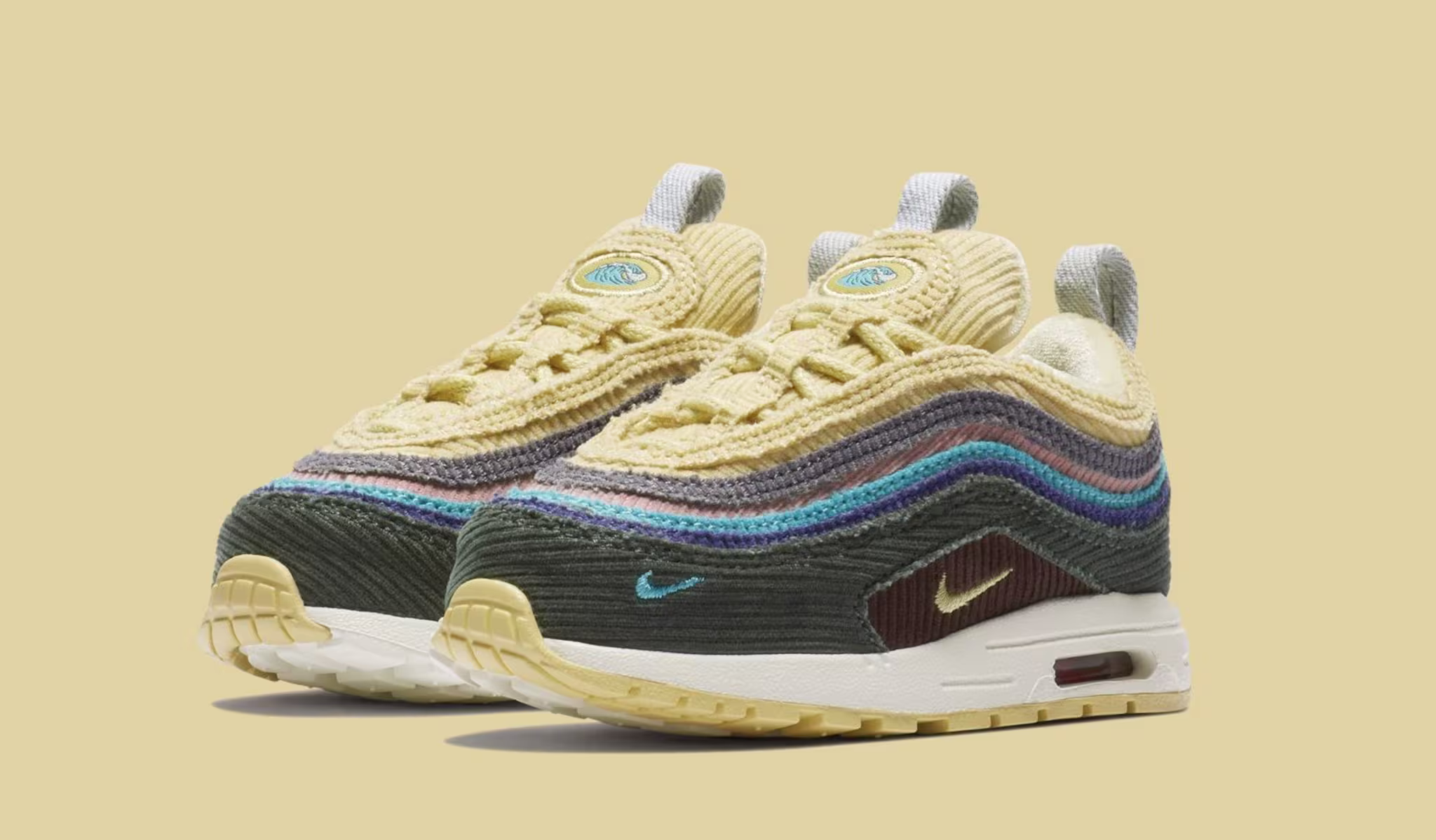 Sean Wotherspoon x Nike Air Max 1/97 Toddler BQ1670 400 (Pair)