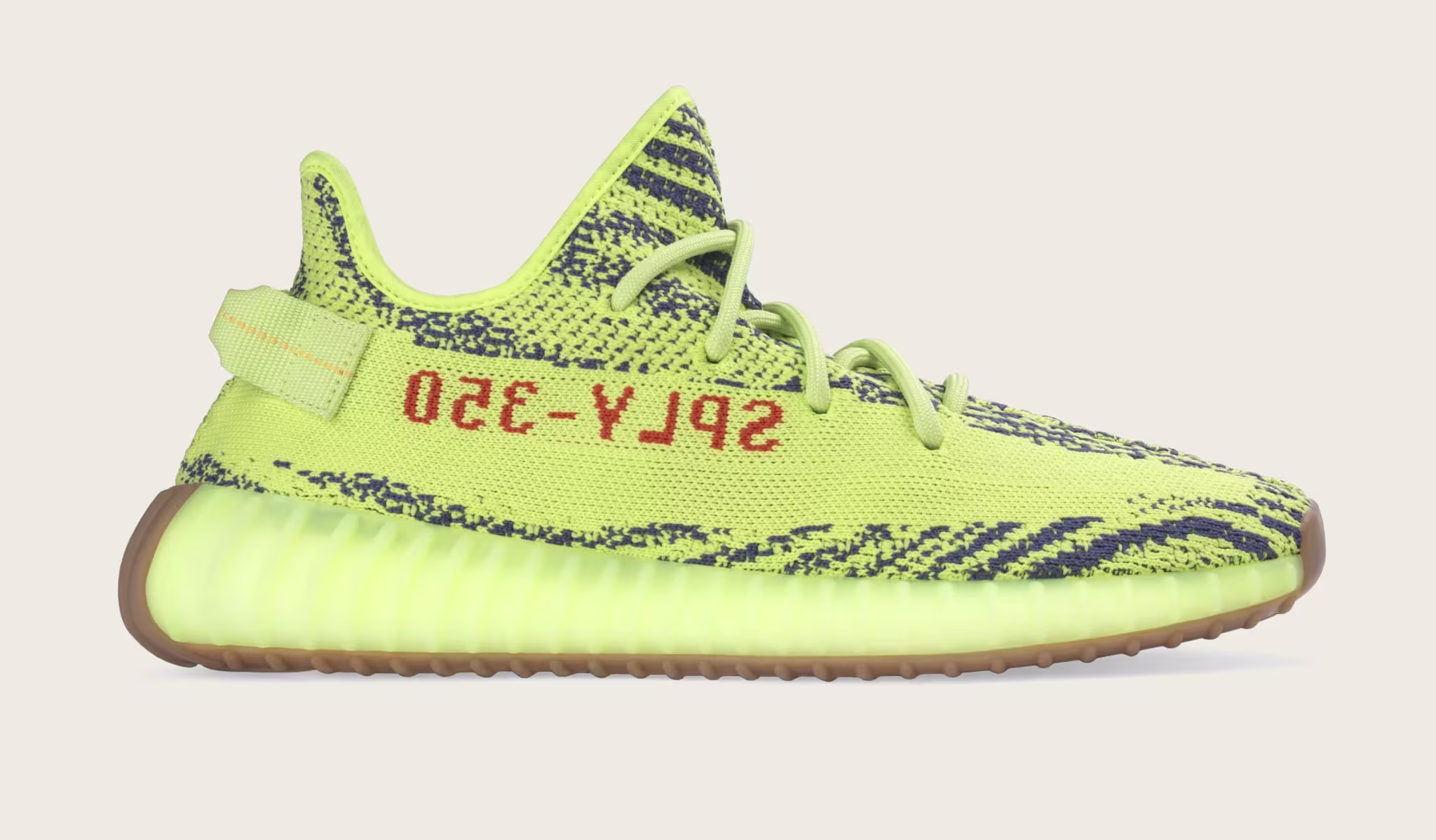 Adidas Yeezy Boost 350 V2 'Semi Frozen Yellow' B37572 (Lateral)