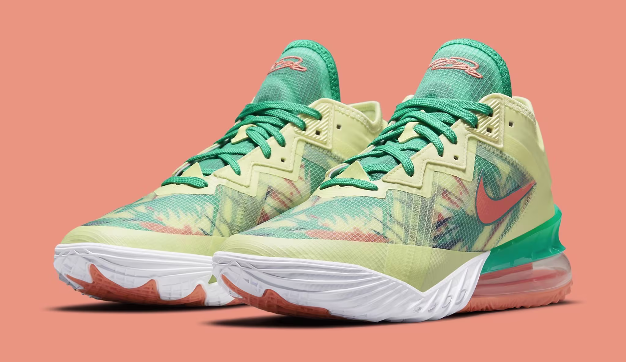 Nike LeBron 18 Low 'LeBronold Palmer' CV7562-300 Pair