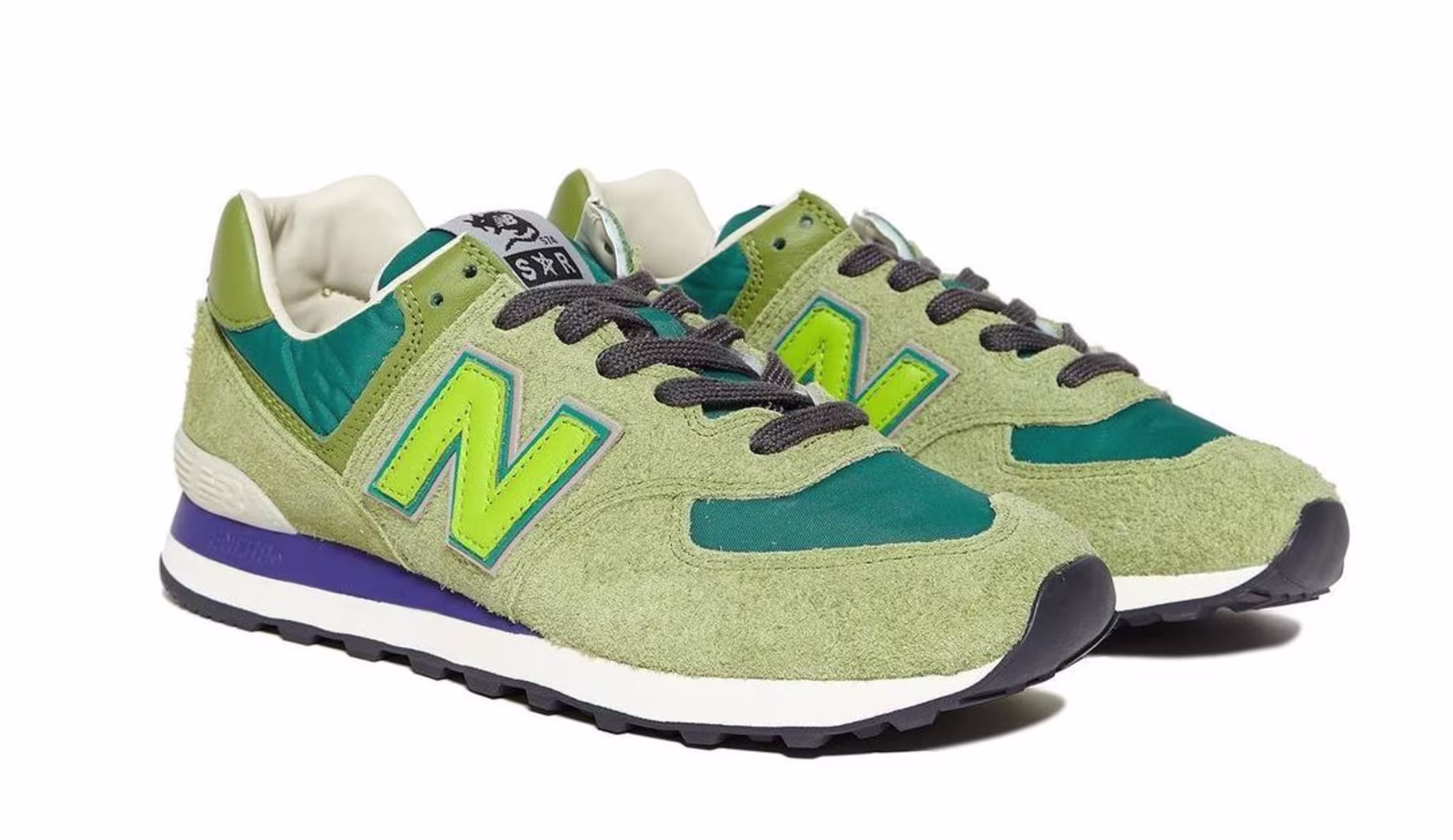 Stray Rats x New Balance 574 Green (Pair)