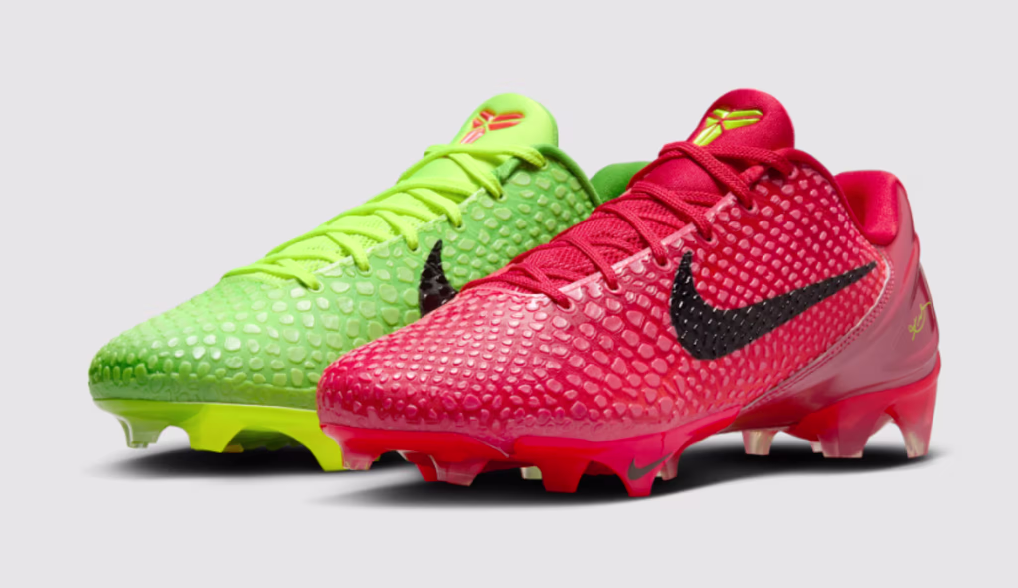 Nike Kobe 6 Vapor Edge Cleats 'Grinch Mismatch'