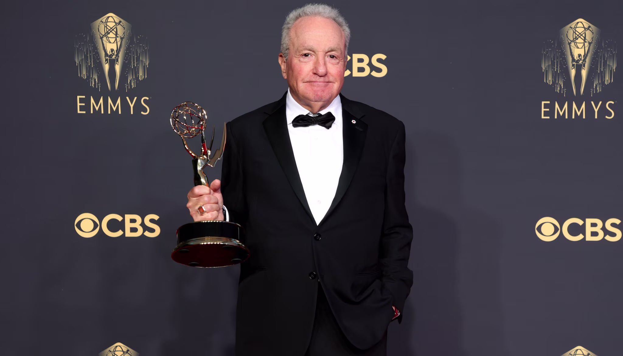 Lorne Michaels on red carpet at 2021 Emmy Awards