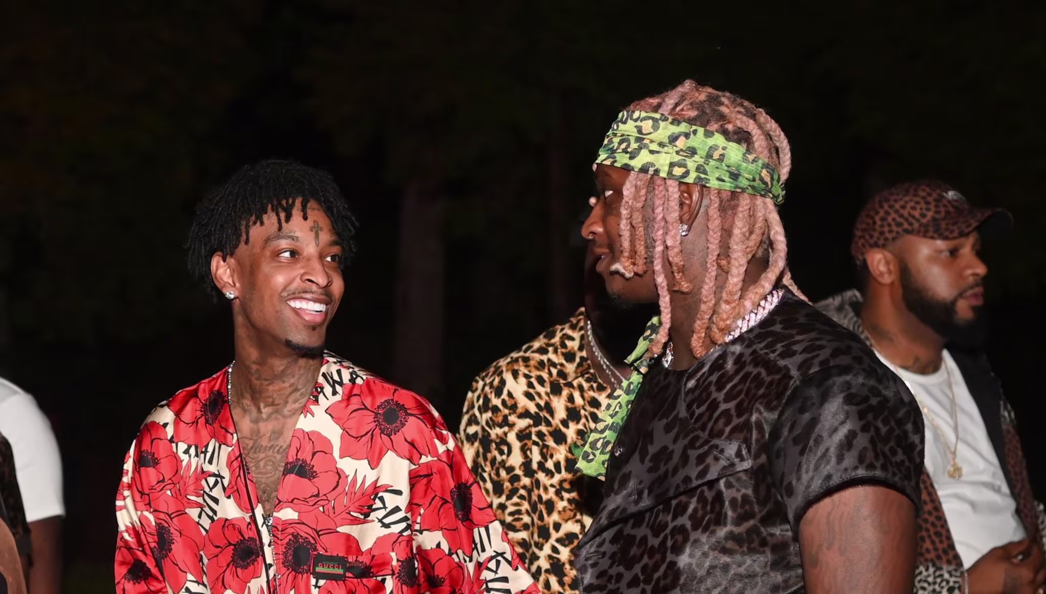 21 Savage with Young Thug for his 30th birthday