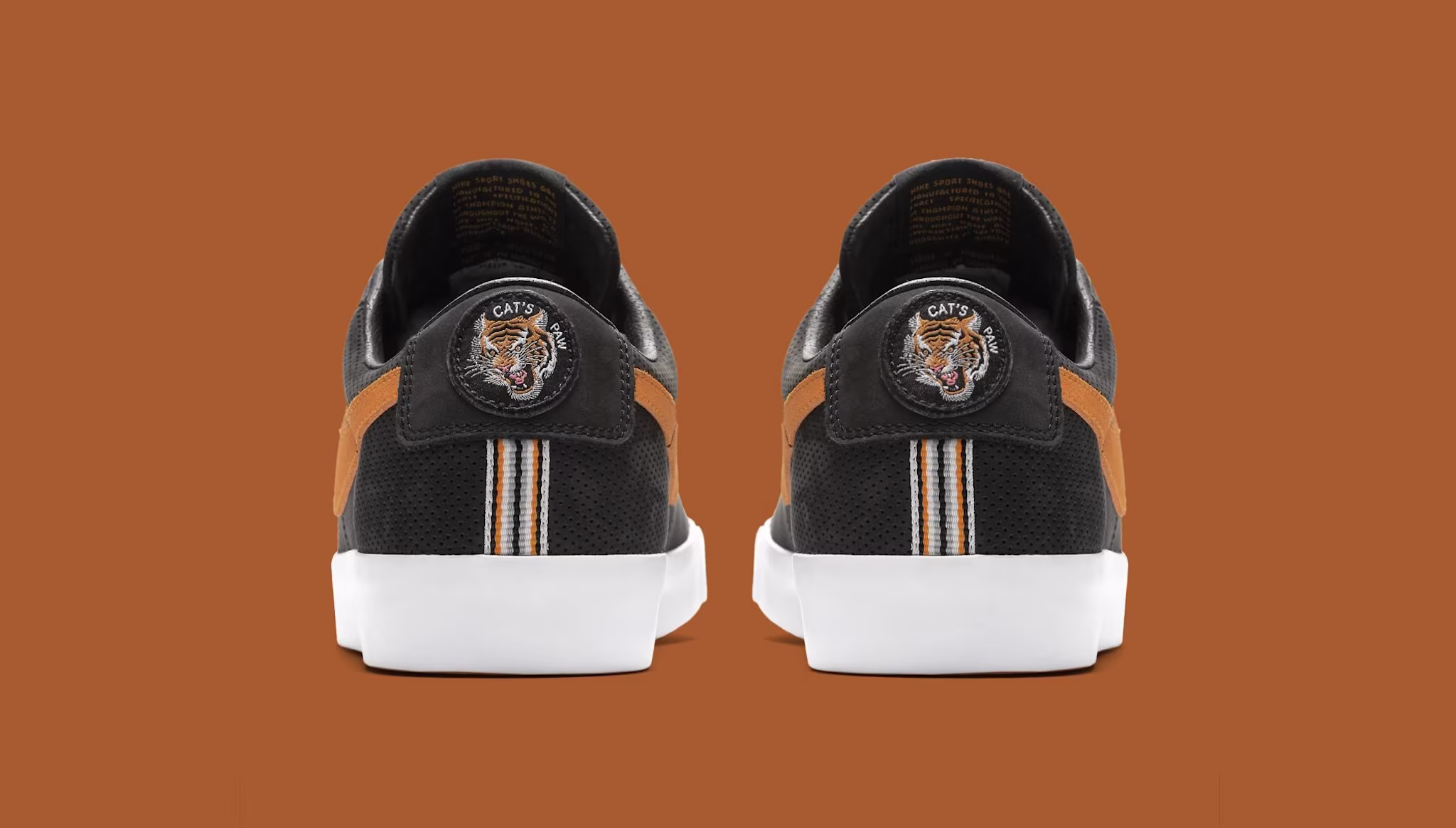 Nike SB Zoom Blazer GT 'Cat's Paw Saloon' AV3028 001 (Heel)