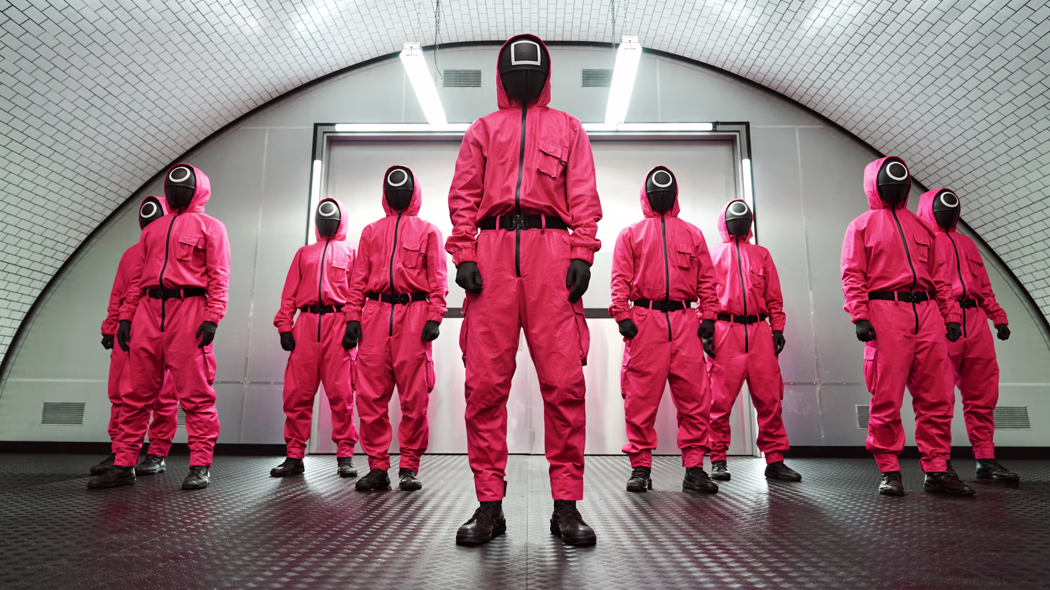 Squid Game production still from Season 1