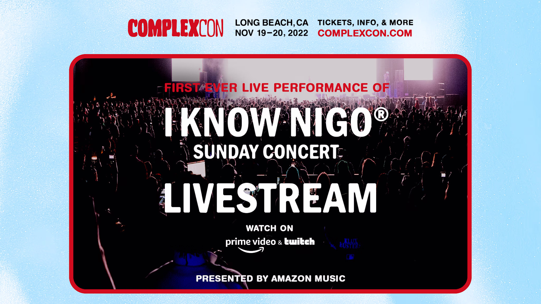 Header Amazon Concert Streaming Nigo