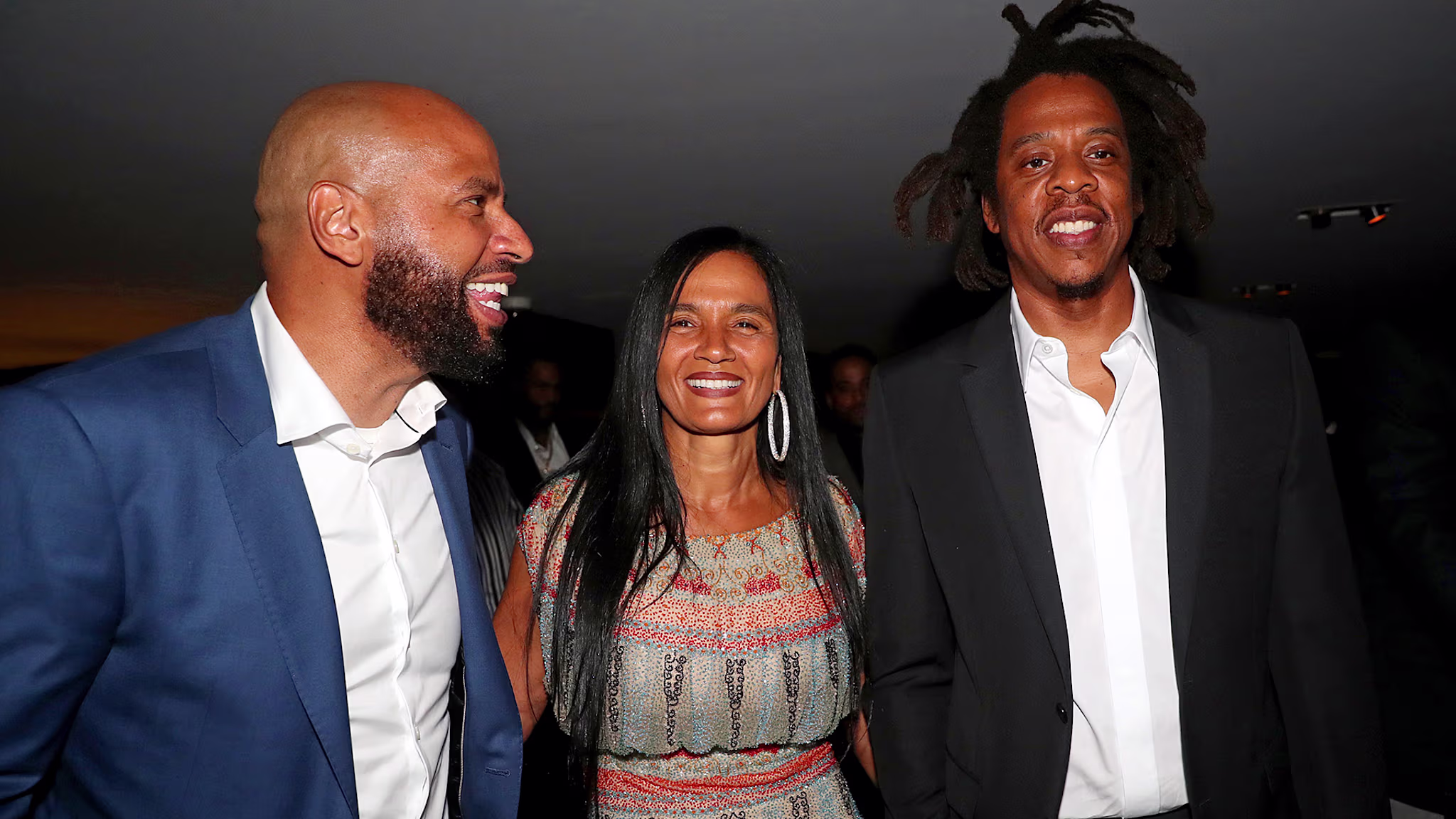 Juan 'OG' Perez, Desiree Perez, and Jay Z of Roc Nation