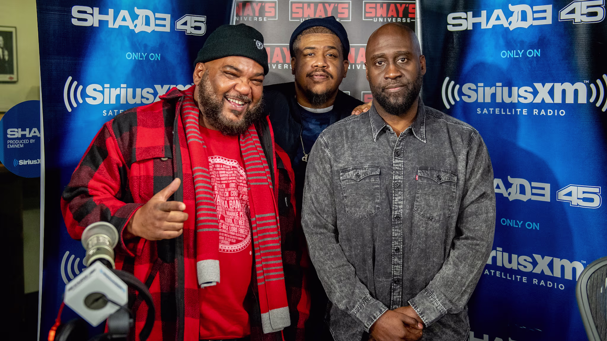 David Jude Jolicoeur, Vincent Mason and Kelvin Mercer of De La Soul